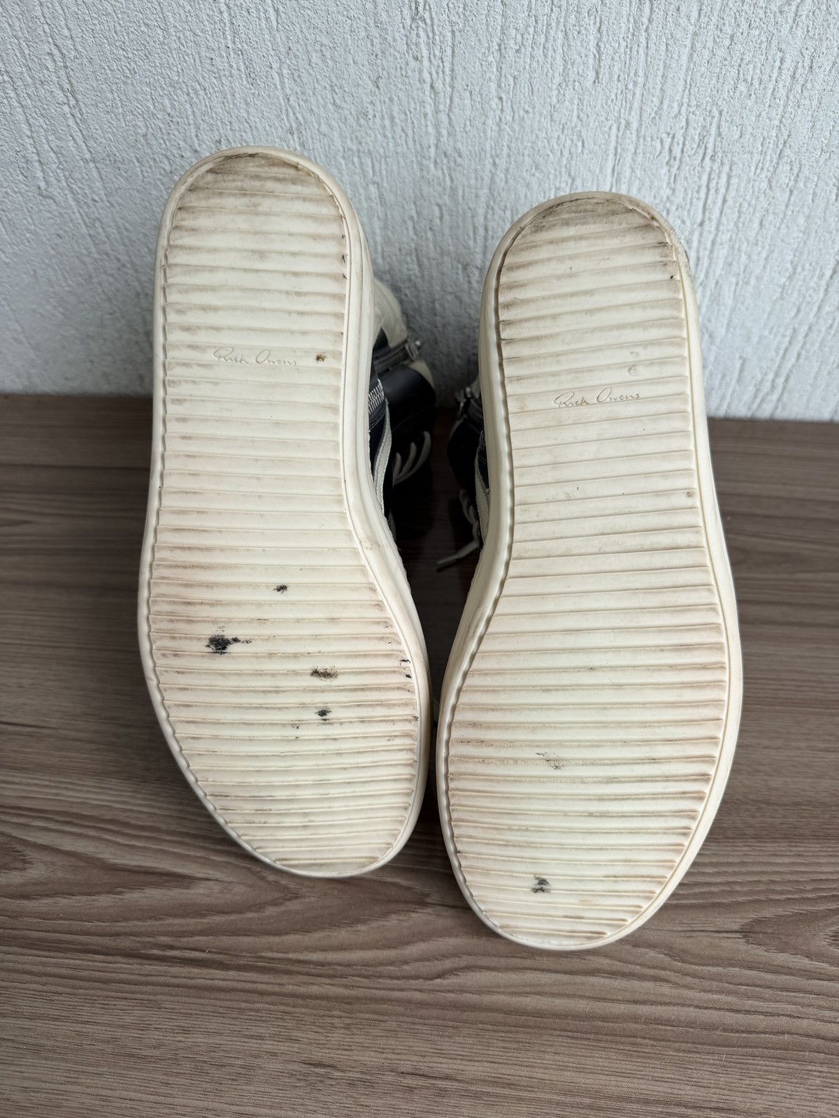 Rick Owens E15 metallic silver Geobasket Size US 10 / EU 43 - 24 Thumbnail