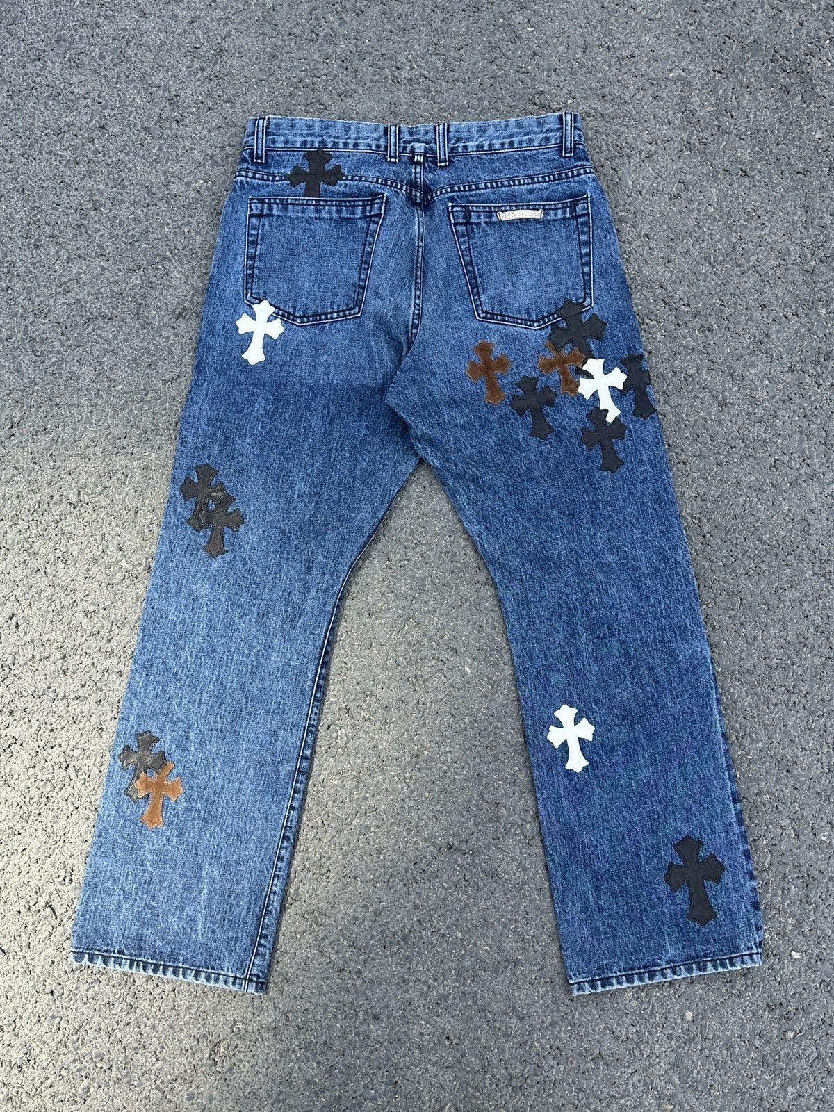 Chrome Hearts Chrome Hearts Blue Patch Jeans Size US 34 / EU 50 - 2 Thumbnail