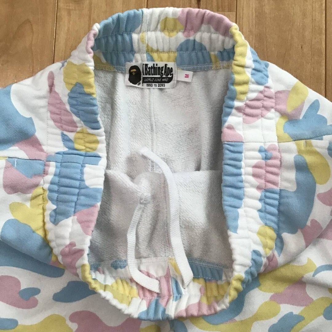 Bape BAPE Multi camo sweat shorts cotton candy camo APE ★size M Size 36" / US 14 / IT 50 - 5 Thumbnail