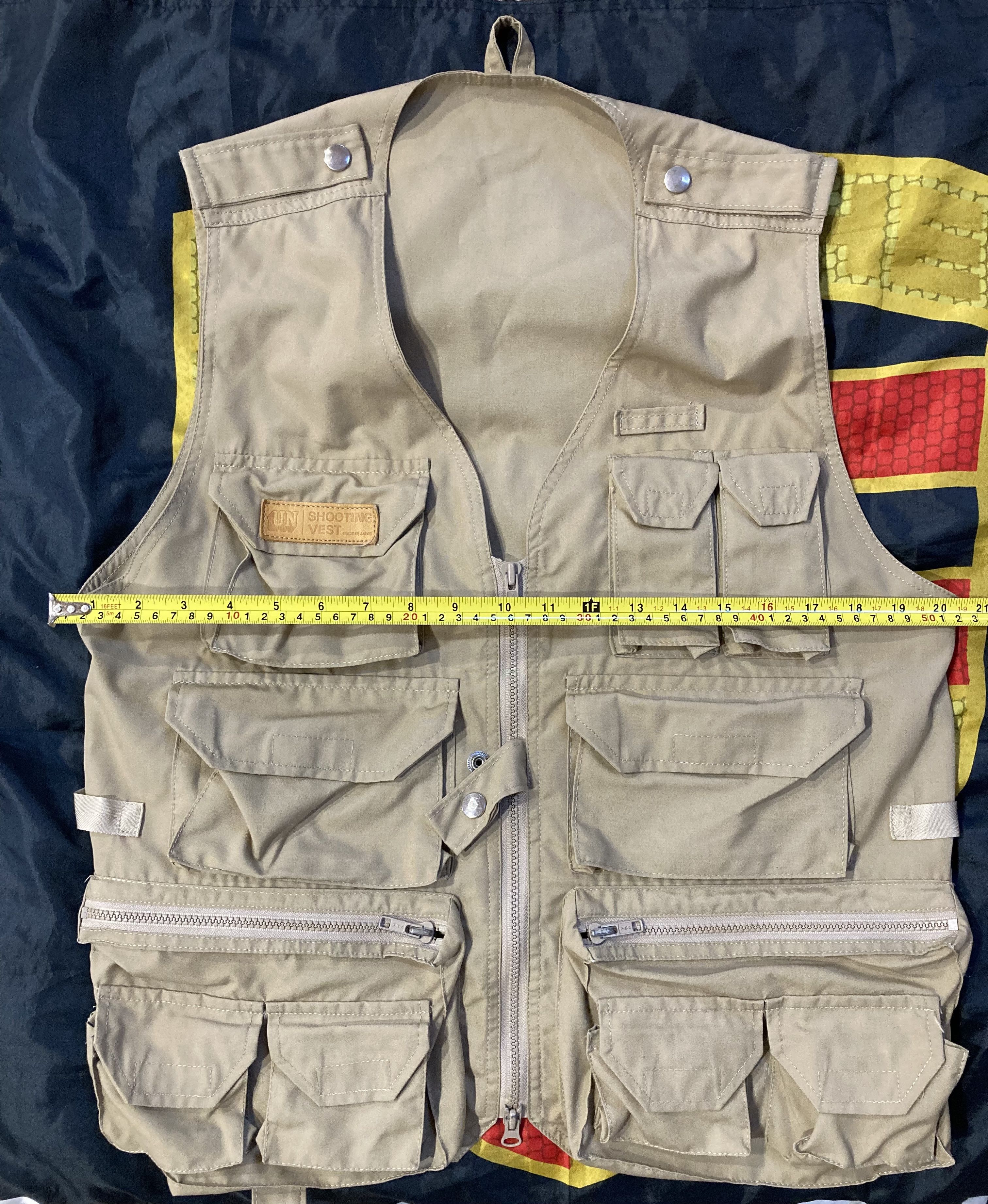 Japanese Brand Rare Vintage UN Shooting Vest Tactical 15 Pockets Japan Size US M / EU 48-50 / 2 - 3 Thumbnail