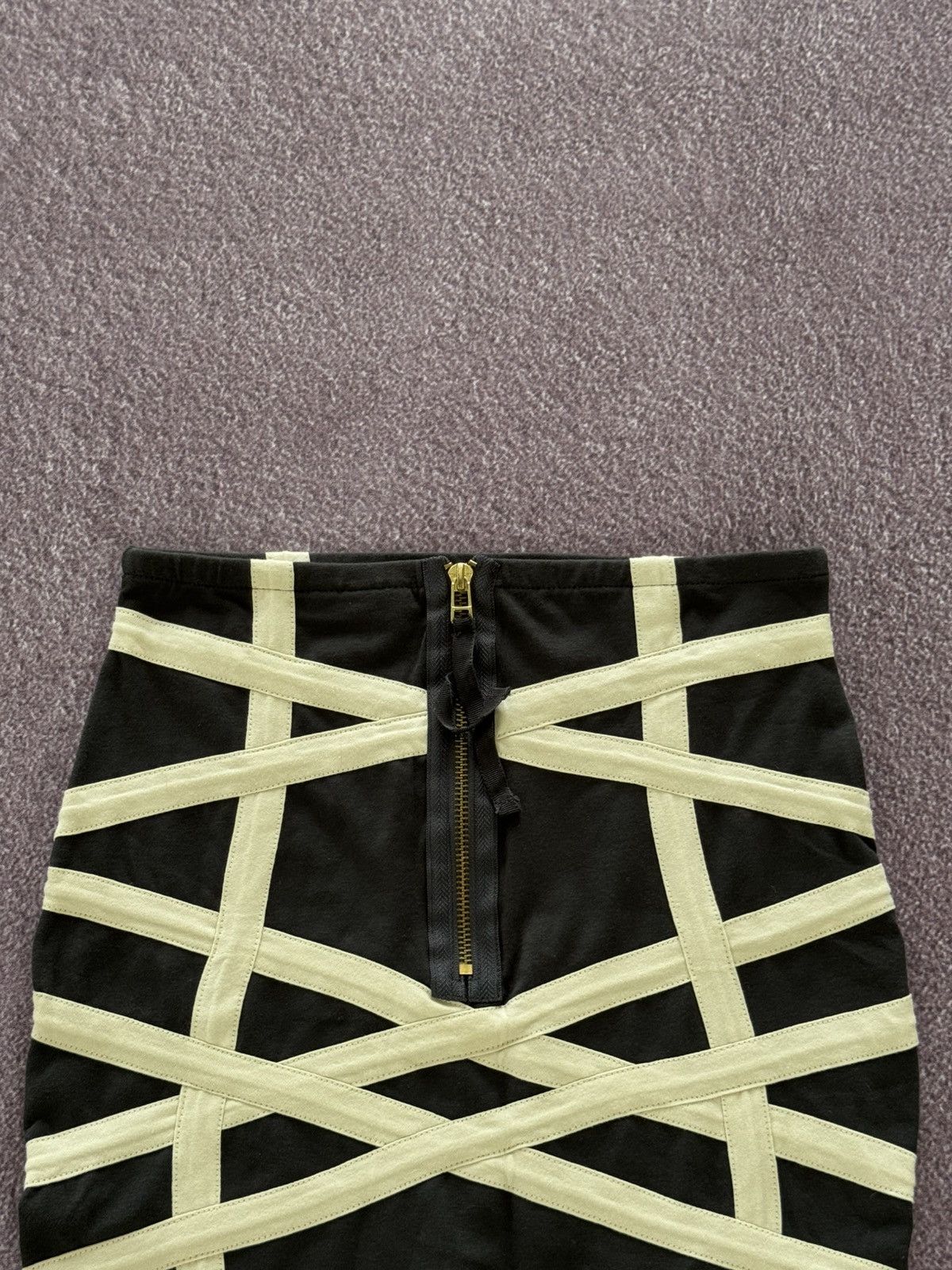 Hysteric Glamour Y2K Glamour Rick Owens Style 00s Mini Skirt Size 27" / US 4 / IT 40 - 7 Thumbnail