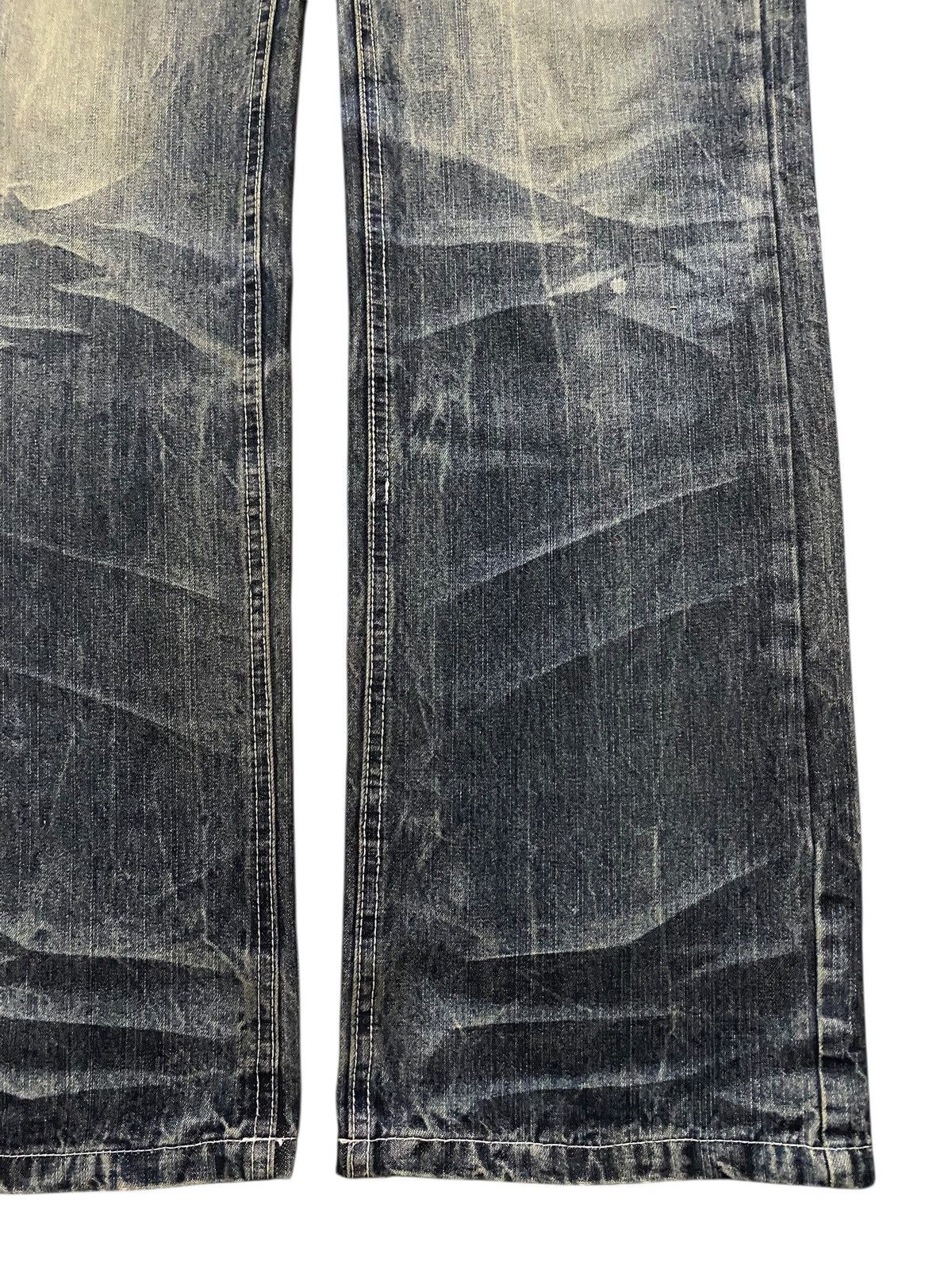 Replay Vintage Japanese Brand Mud Wash Distressed Loose Jeans Size US 33 - 9 Thumbnail