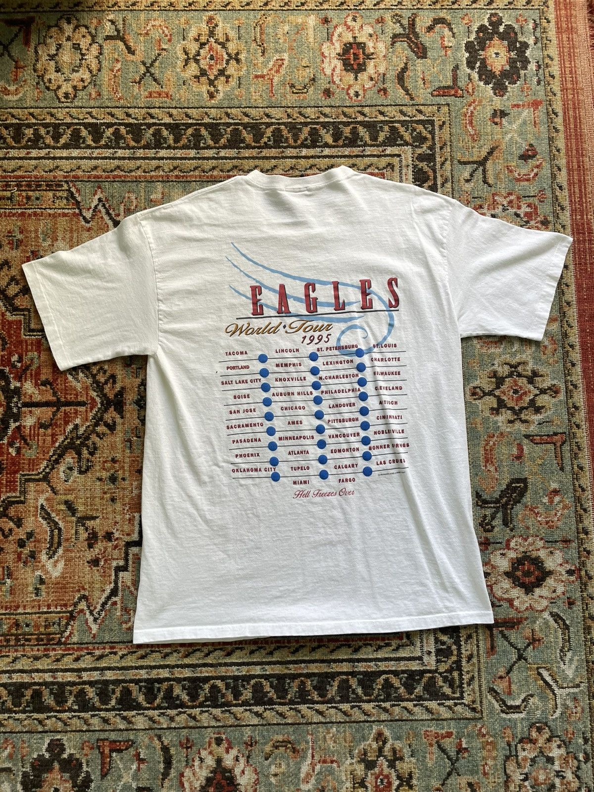 Band Tees × Vintage 1995 The Eagles “Hell Freezes over” World Tour Size US XL / EU 56 / 4 - 2 Thumbnail