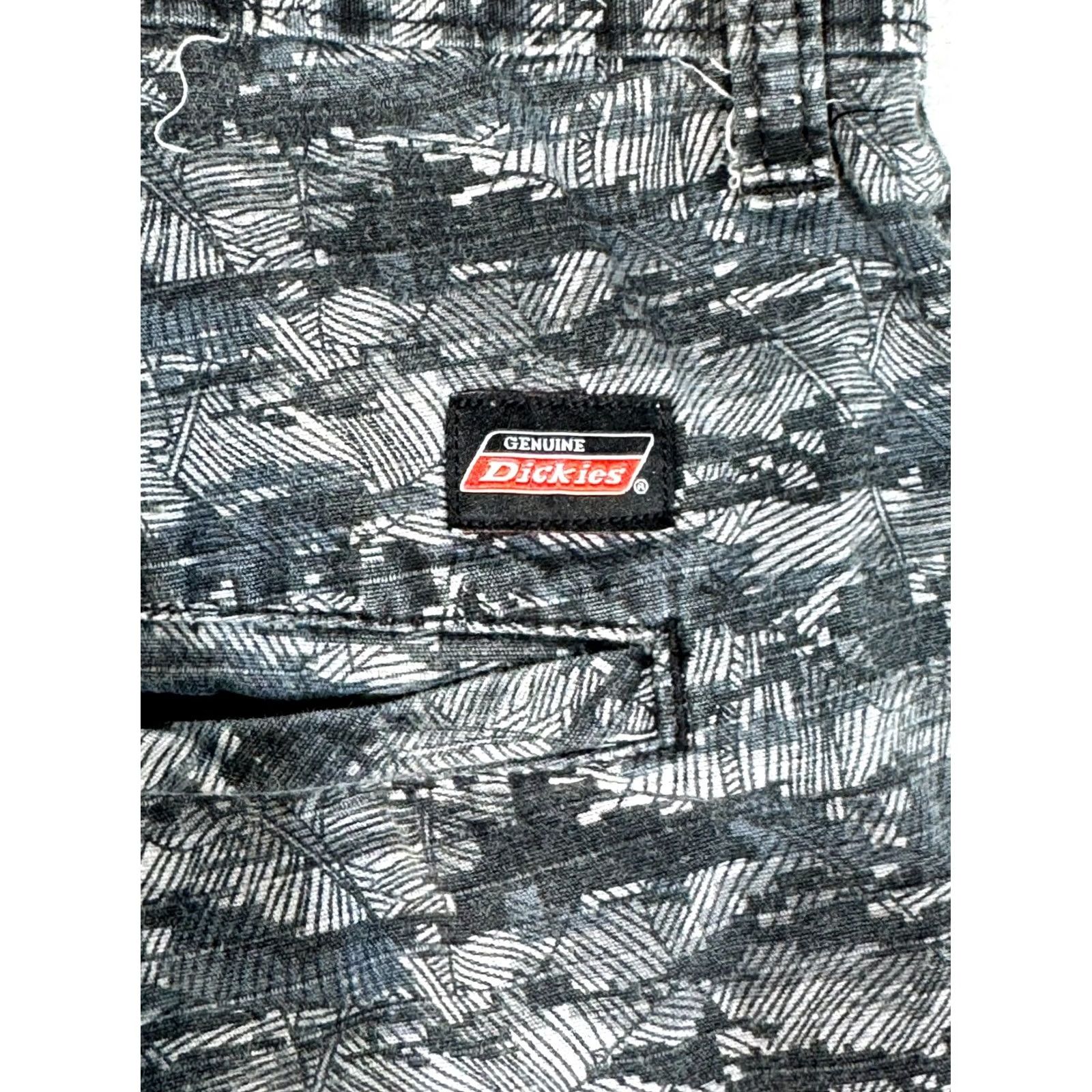Dickies Dickies Shorts Mens 40 Black Camouflage Cotton Flat Front Ripstop Shorts M2069 VINTAGE-style not Size US 40 / EU 56 - 3 Thumbnail