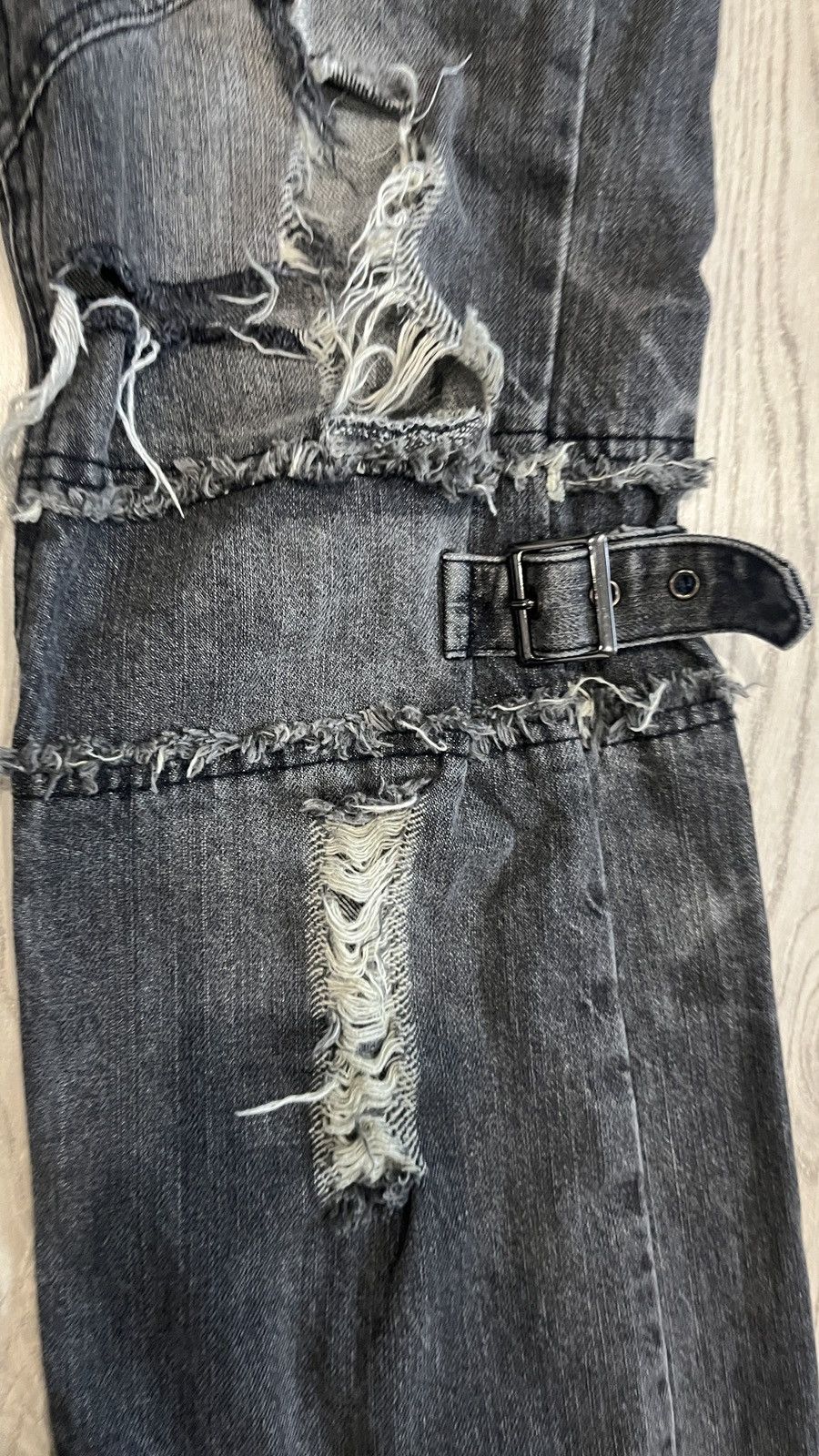 Japanese Brand Black bacarra jeans Size US 33 - 4 Thumbnail