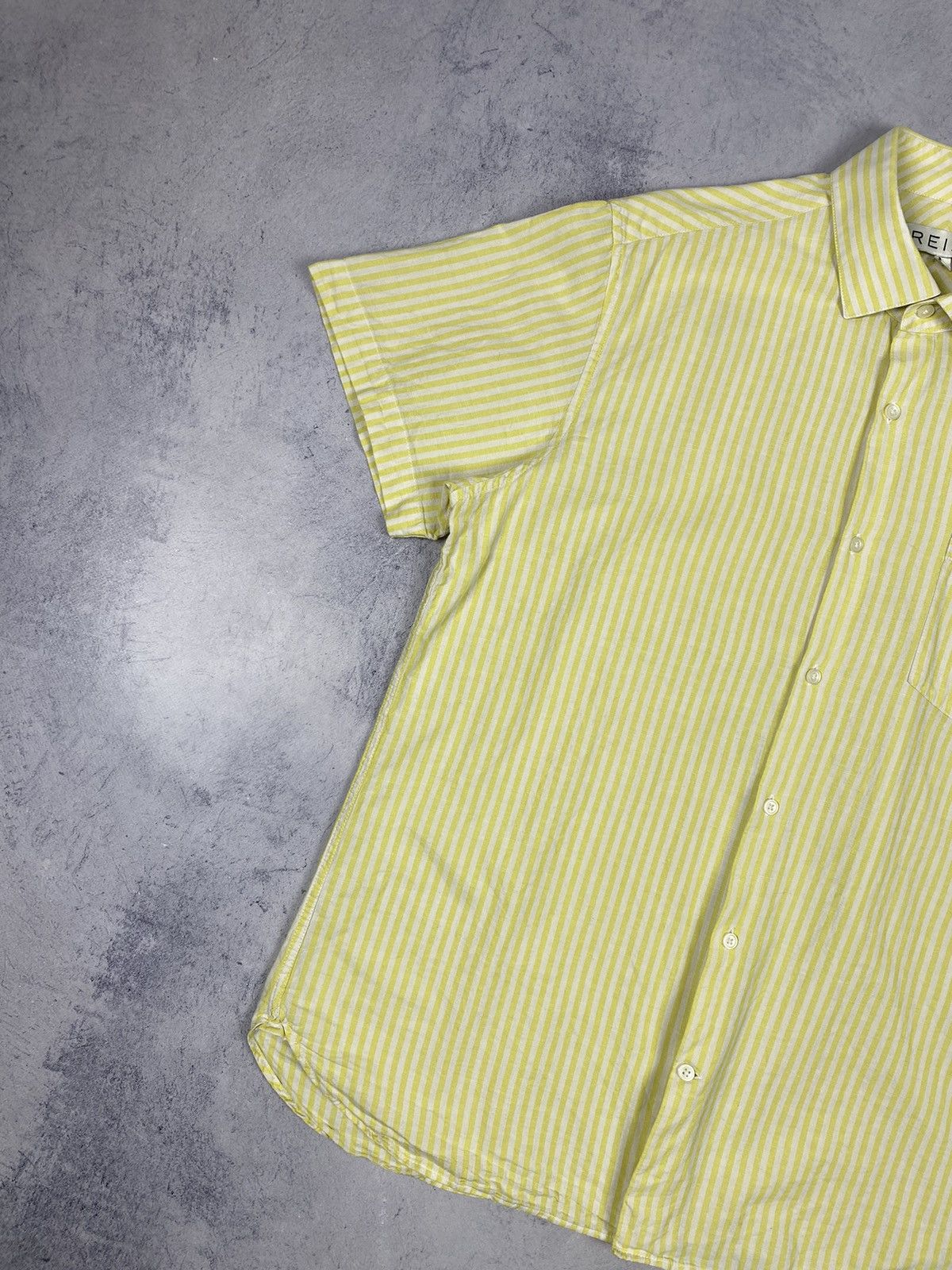 Reiss Reiss Stripped Luxury Short Sleeve button up shirt Size US L / EU 52-54 / 3 - 3 Thumbnail
