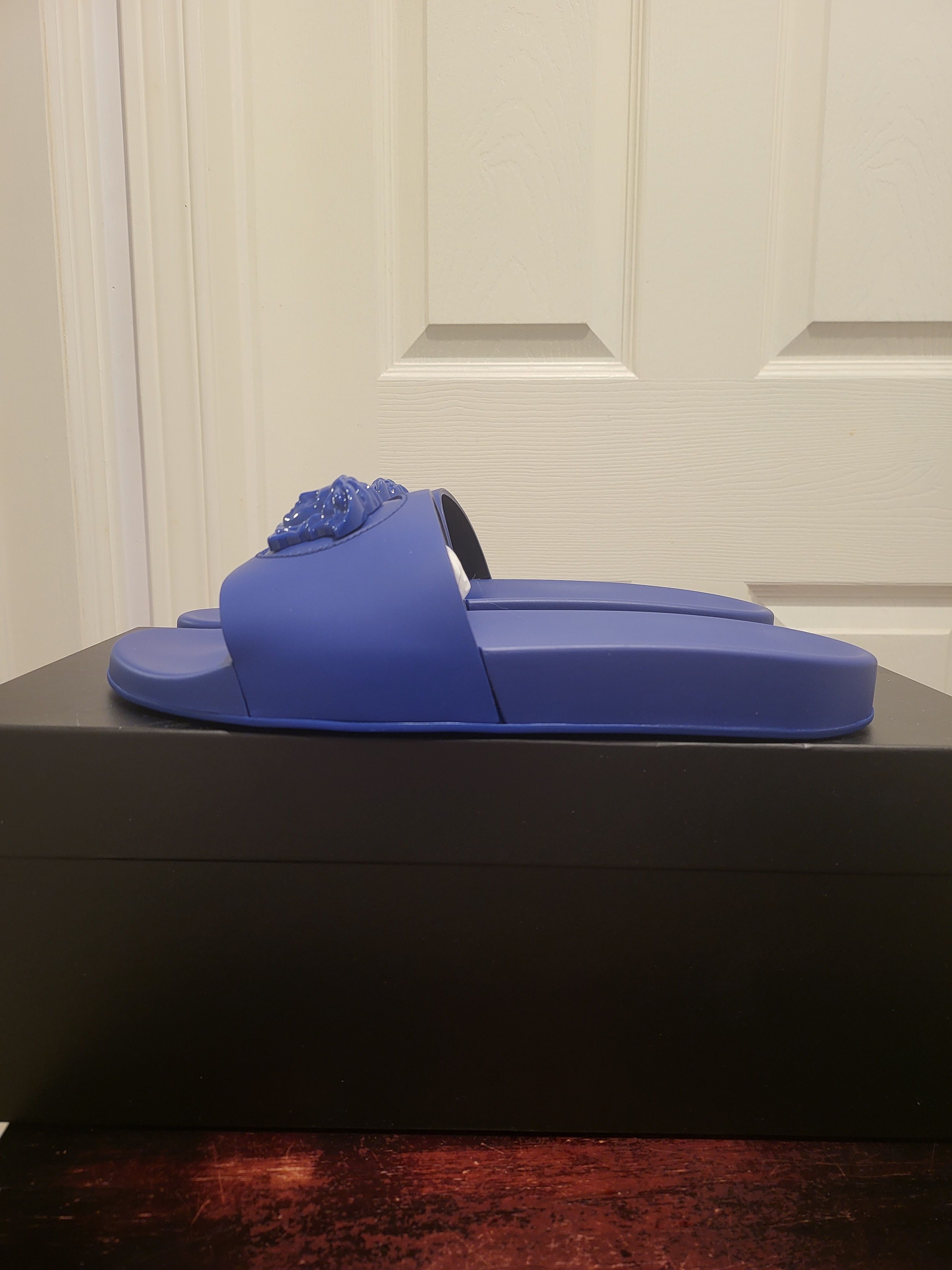 Versace Le Medusa Leather Slides Size US 8 / EU 41 - 4 Thumbnail