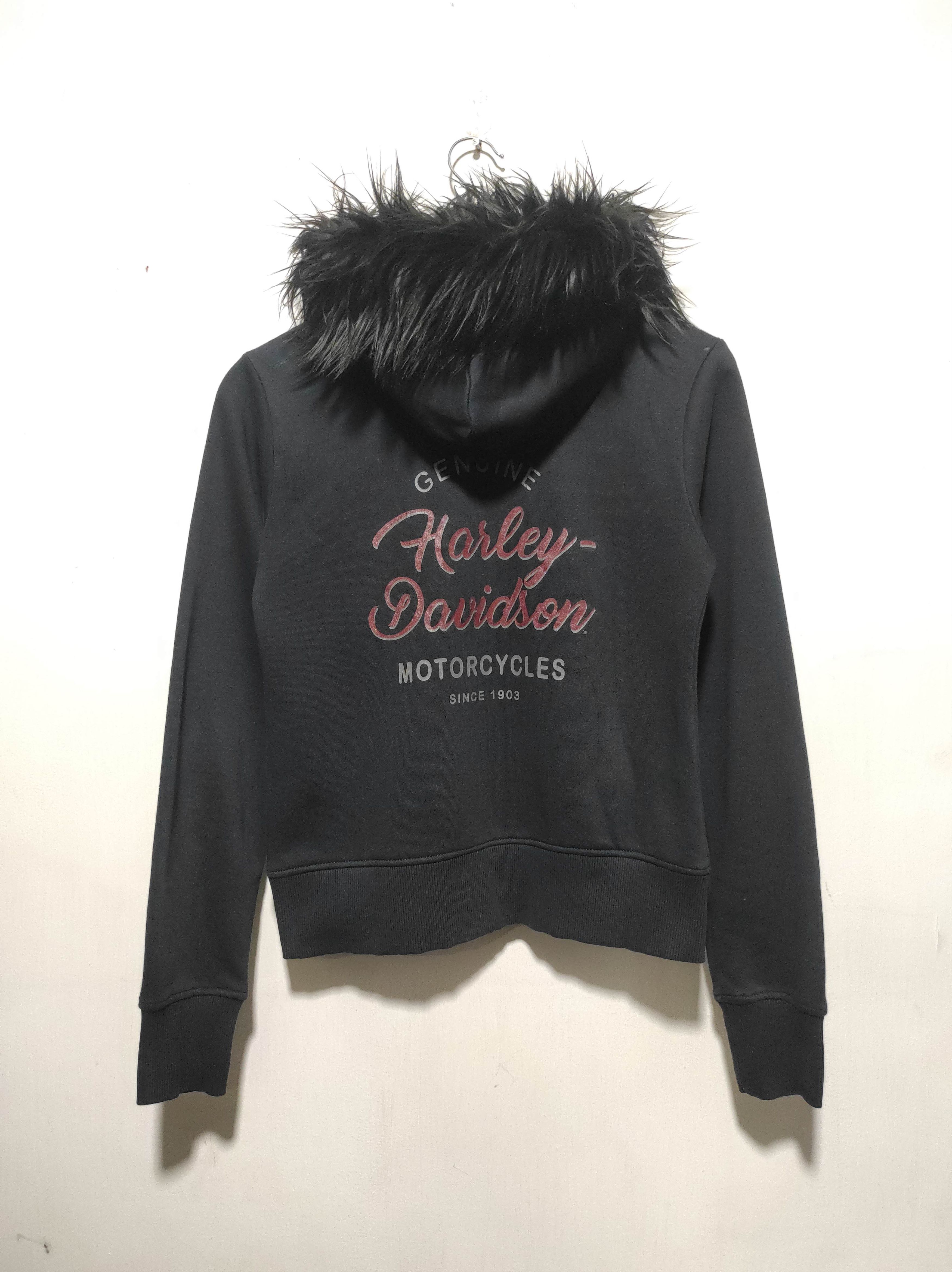 Harley Davidson Harley Davidson zipper fur hoodie Size US XS / EU 42 / 0 - 14 Thumbnail