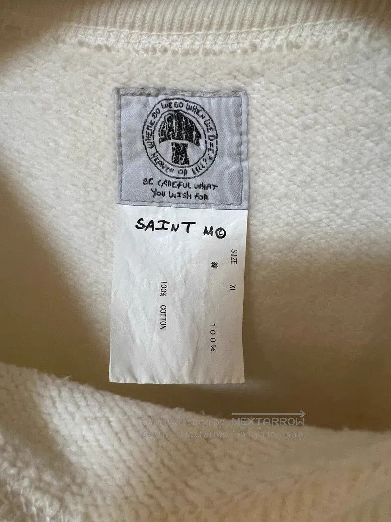 Le Mont Saint Michel Saint Michael St. Michael Our Lady Painted Hoodie Size XL / US 12-14 / IT 48-50 - 5 Thumbnail
