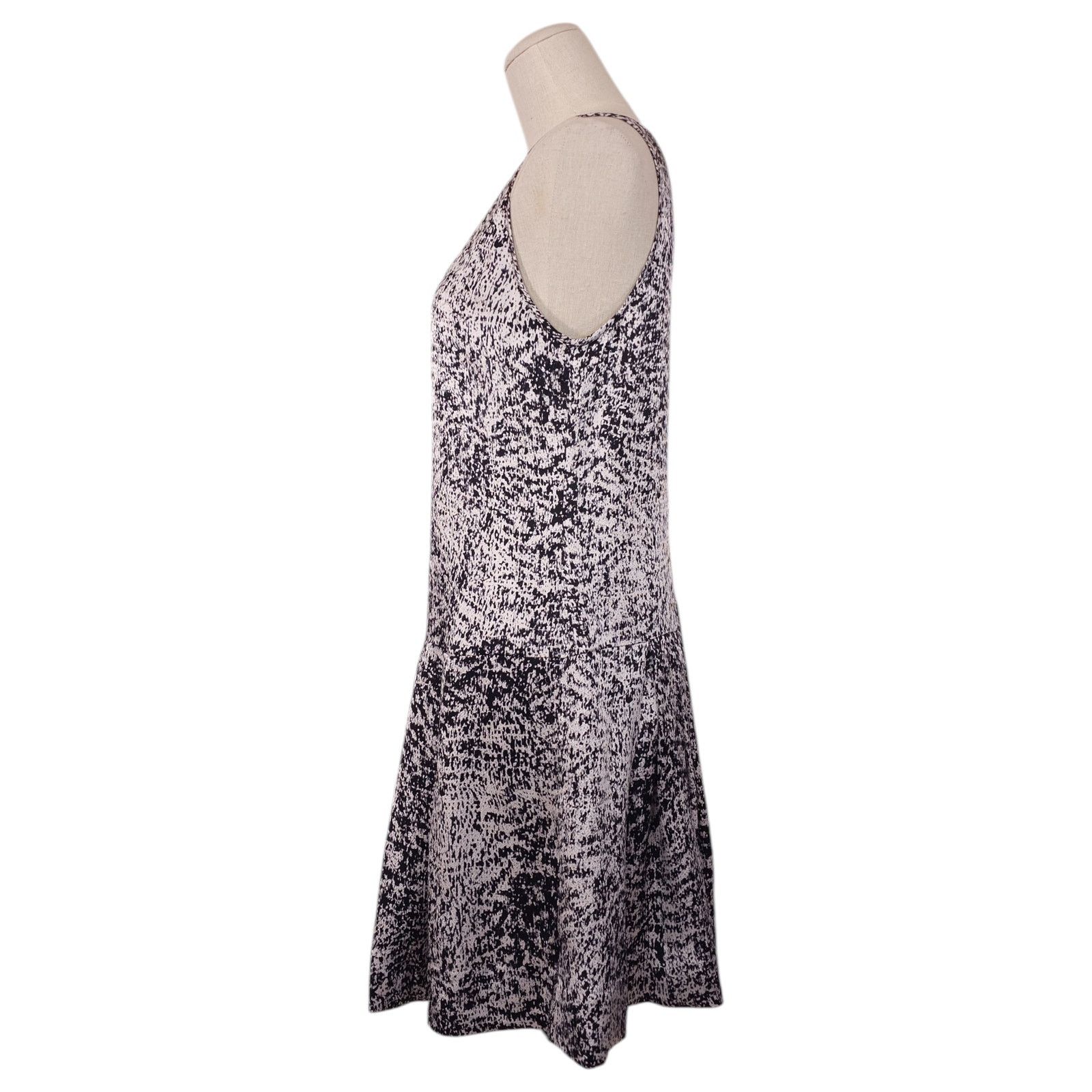Rebecca Taylor Rebecca Taylor White Noise Drop Waist Dress Sz 2 Size XS / US 0-2 / IT 36-38 - 2 Thumbnail