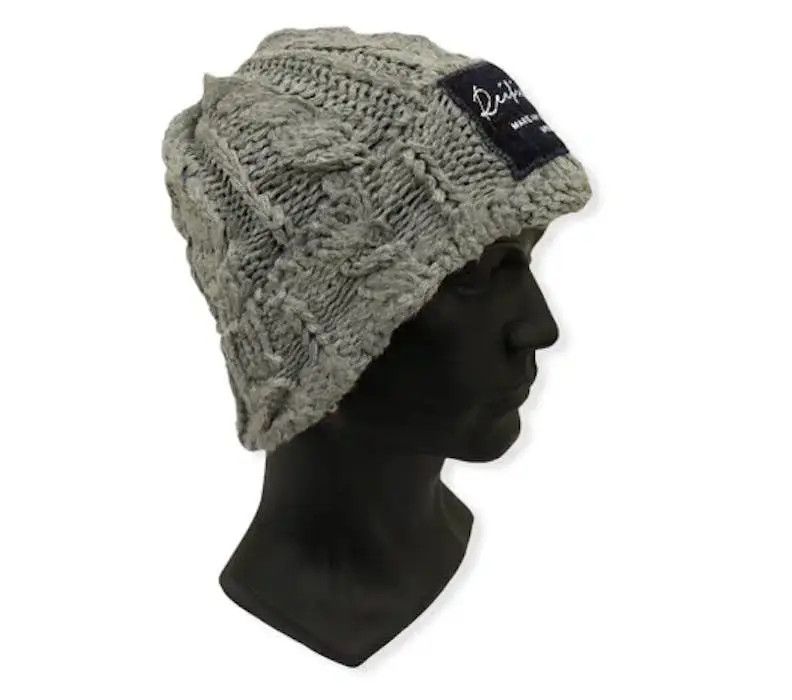 Harris Tweed × Japanese Brand Japanese Brand Harris Tweed Big logo Beanie Hat Size ONE SIZE - 2 Thumbnail