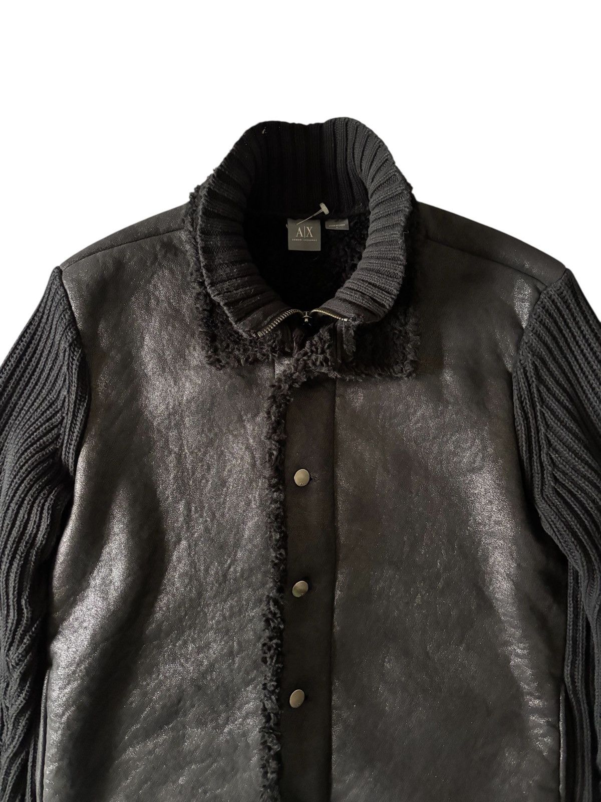 Armani Exchange Armani Exchange Faux Shearling Jacket Size US L / EU 52-54 / 3 - 4 Thumbnail