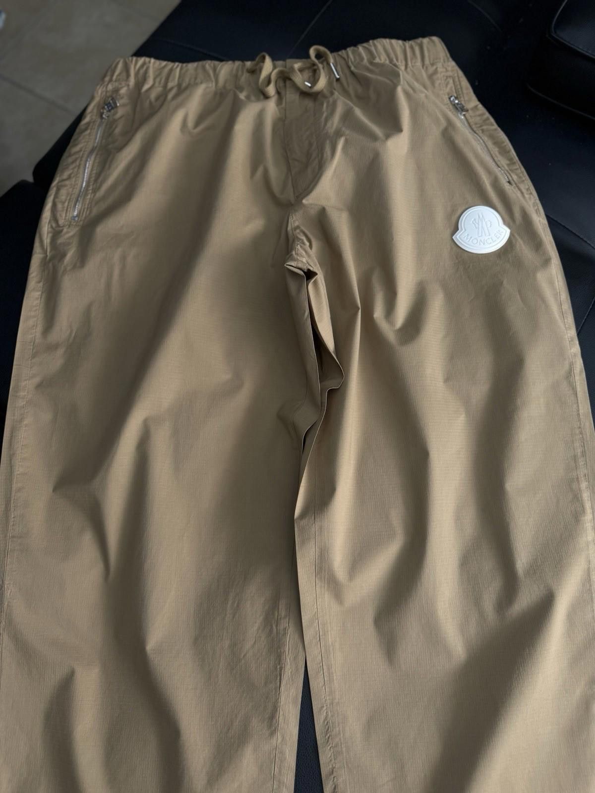 Moncler Moncler Tan Baggy Men Track Pants Size 54 100% Authentic Size US 44 / EU 60 - 5 Thumbnail