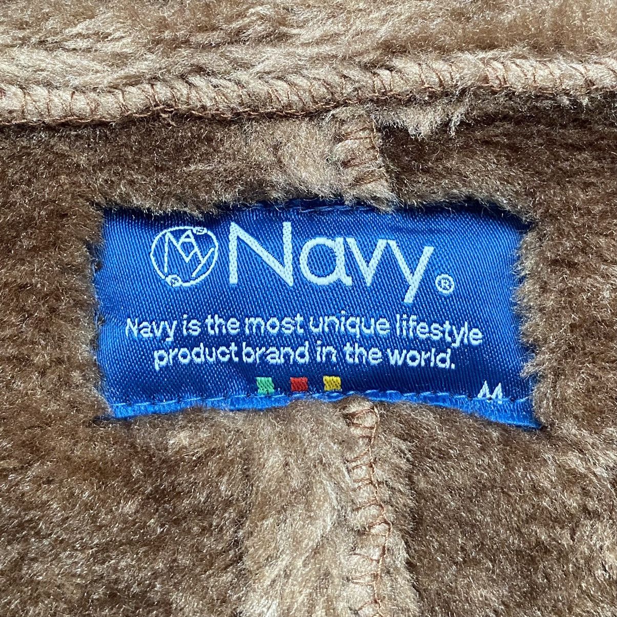 Vintage Vintage Brand Navy Fur Sherpa Jacket 2000s Size US M / EU 48-50 / 2 - 9 Thumbnail