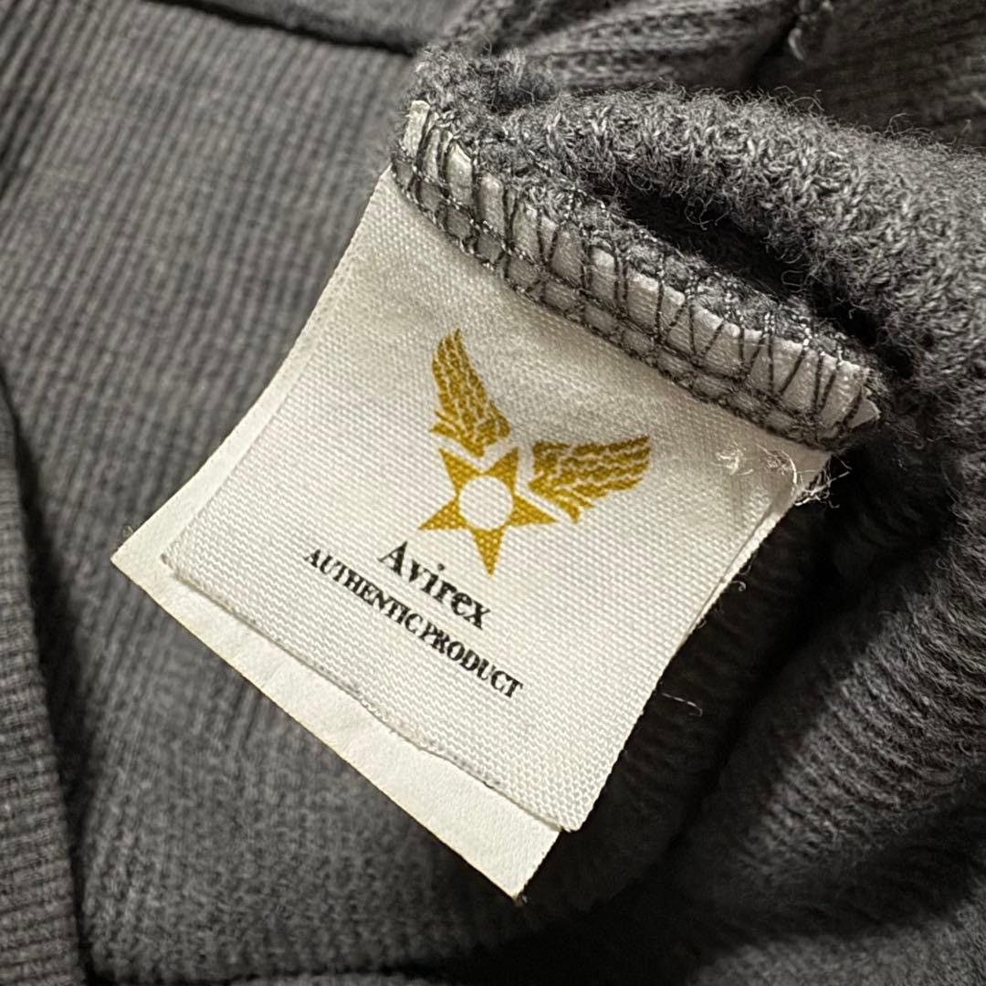 Avirex OOs Archive Avirex Grey Hoodie Size US L / EU 52-54 / 3 - 10 Thumbnail