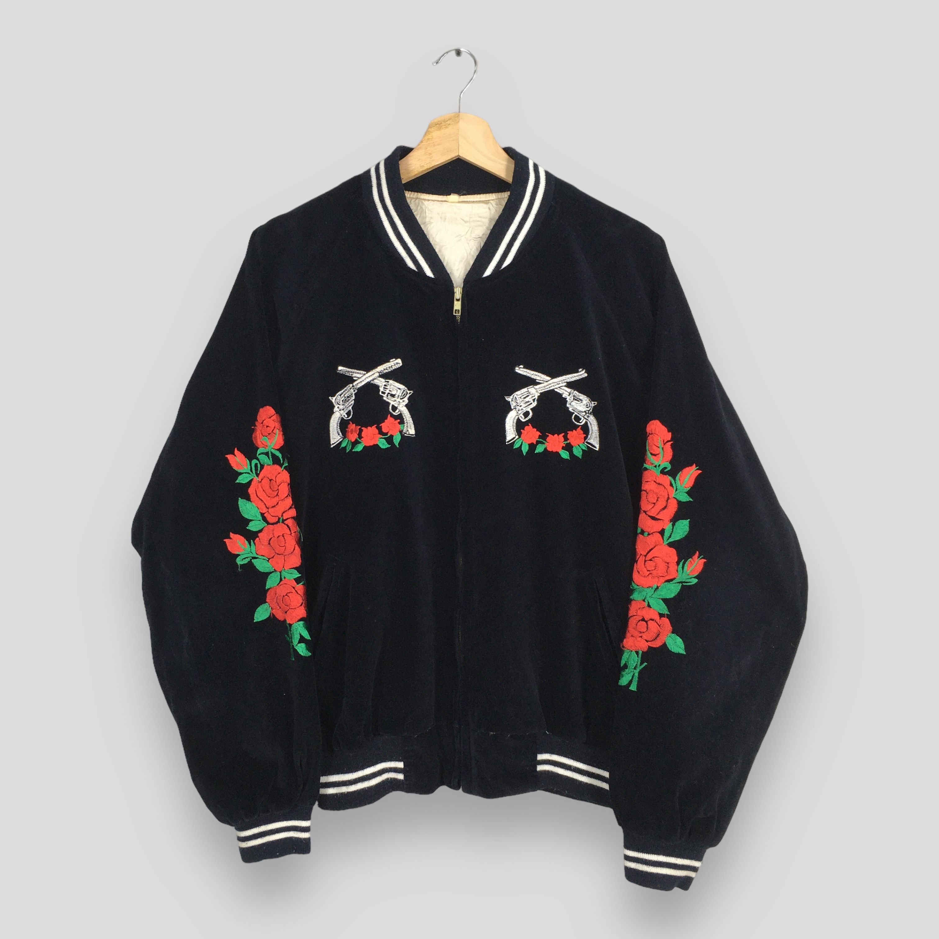 Harley Davidson 80s Sukajan Eagles Harley Davidson Souvenir Jacket Medium Size US M / EU 48-50 / 2 - 3 Thumbnail