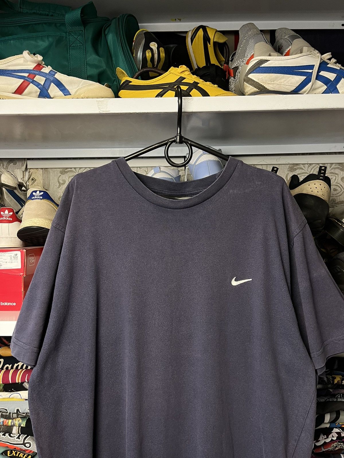 Nike Vintage THRASHED Nike Distressed Tee Shirt Mini Check Size US XL / EU 56 / 4 - 3 Thumbnail