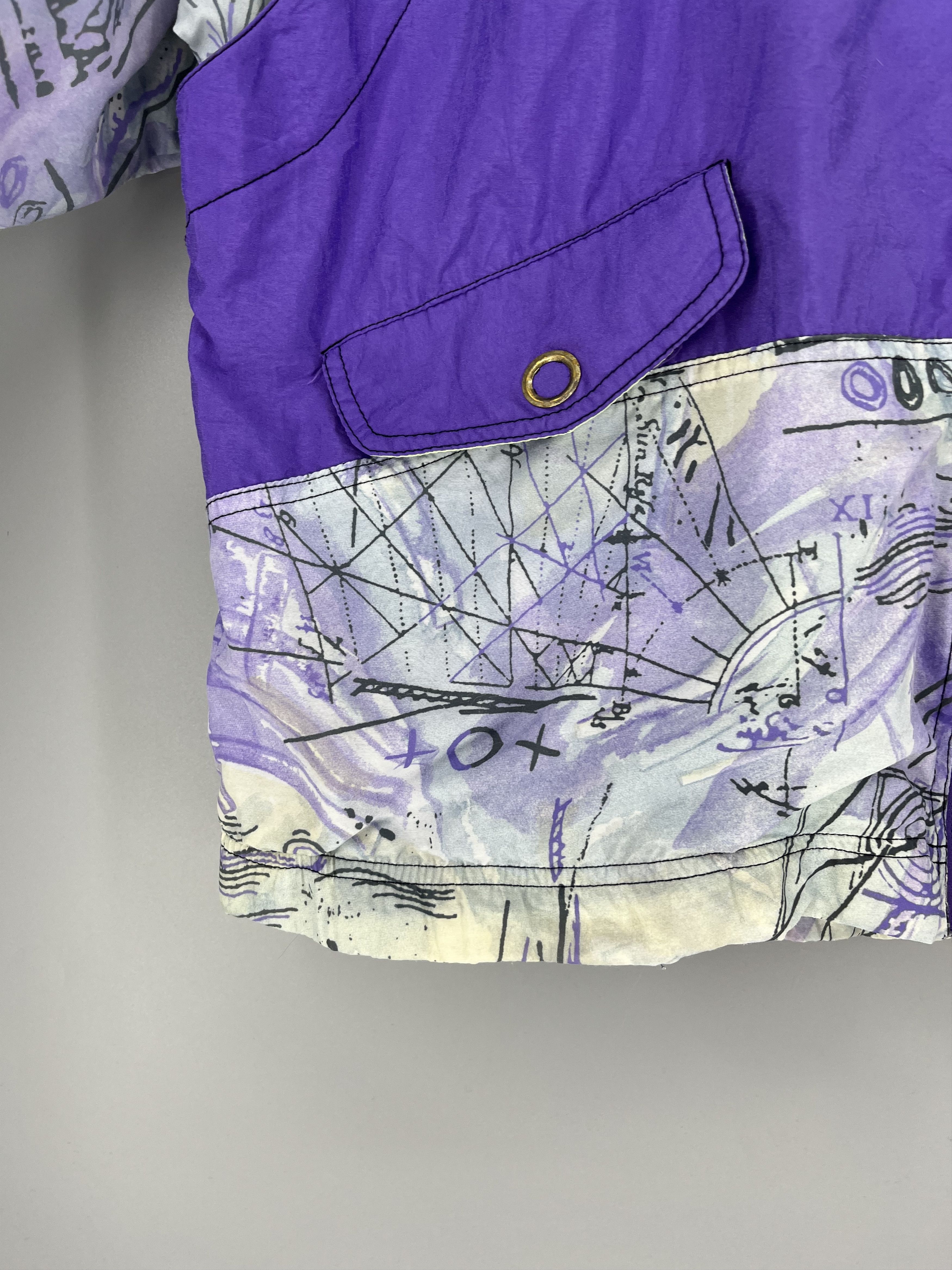 Reebok Vintage 90s Reebok Windbreaker Jacket Mens XL Purple Size US M / EU 48-50 / 2 - 7 Thumbnail