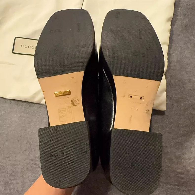 Gucci Gucci Black High Heels Size 37.5-2505 Size US 7 / IT 37 - 4 Thumbnail