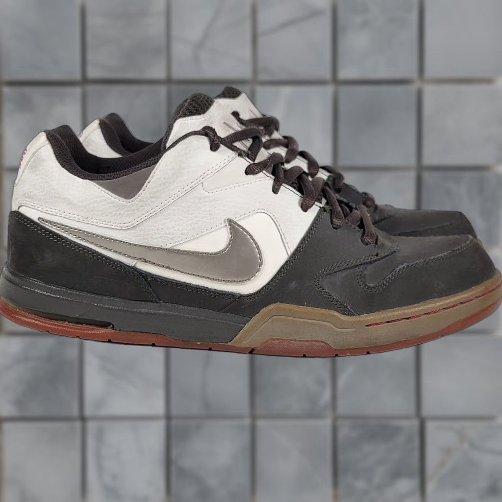 Nike Nike Air Zoom Sneakers Mens 10US 44EU Black Gray White 330941-101 2008 Casual Activewear Size US 9 / EU 42 - 1 Thumbnail