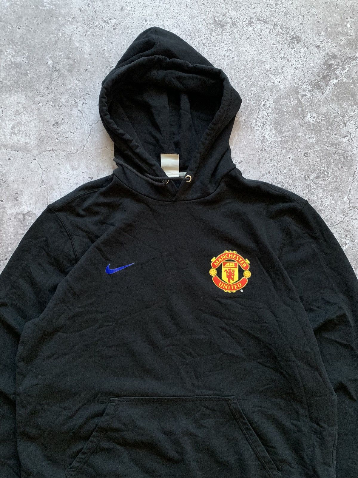 Nike 🔥VINTAGE NIKE MANCHESTER UNITED DRILL BLOCKORE HOODIE Size US L / EU 52-54 / 3 - 4 Thumbnail