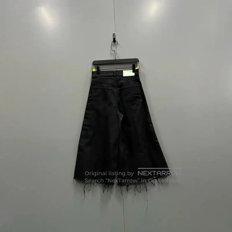 Off-White Off-White Black Cotton Midi Skirt for Women . Size 28" / US 6 / IT 42 - 3 Thumbnail