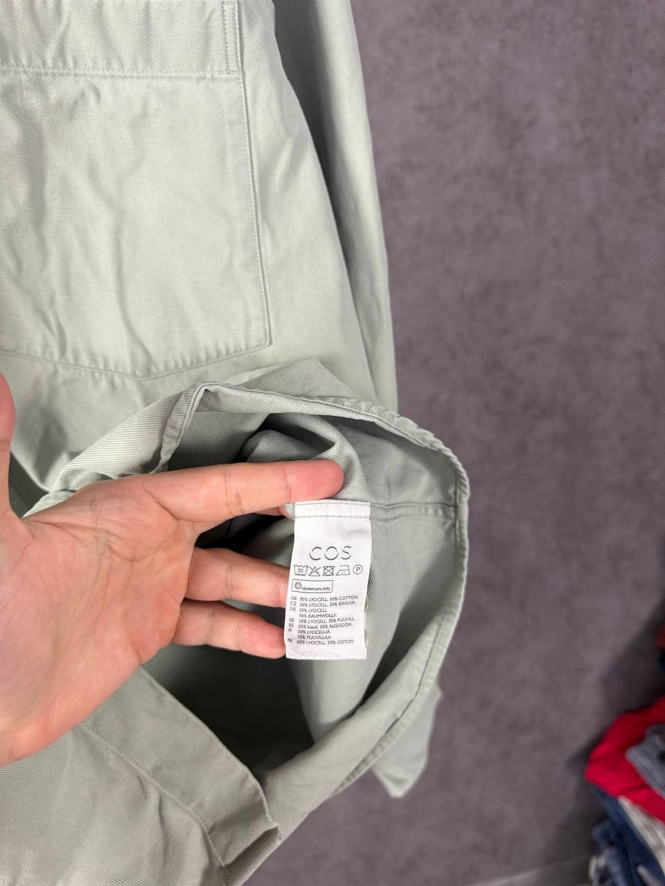Cos COS designer pocket shirt Size US L / EU 52-54 / 3 - 4 Thumbnail