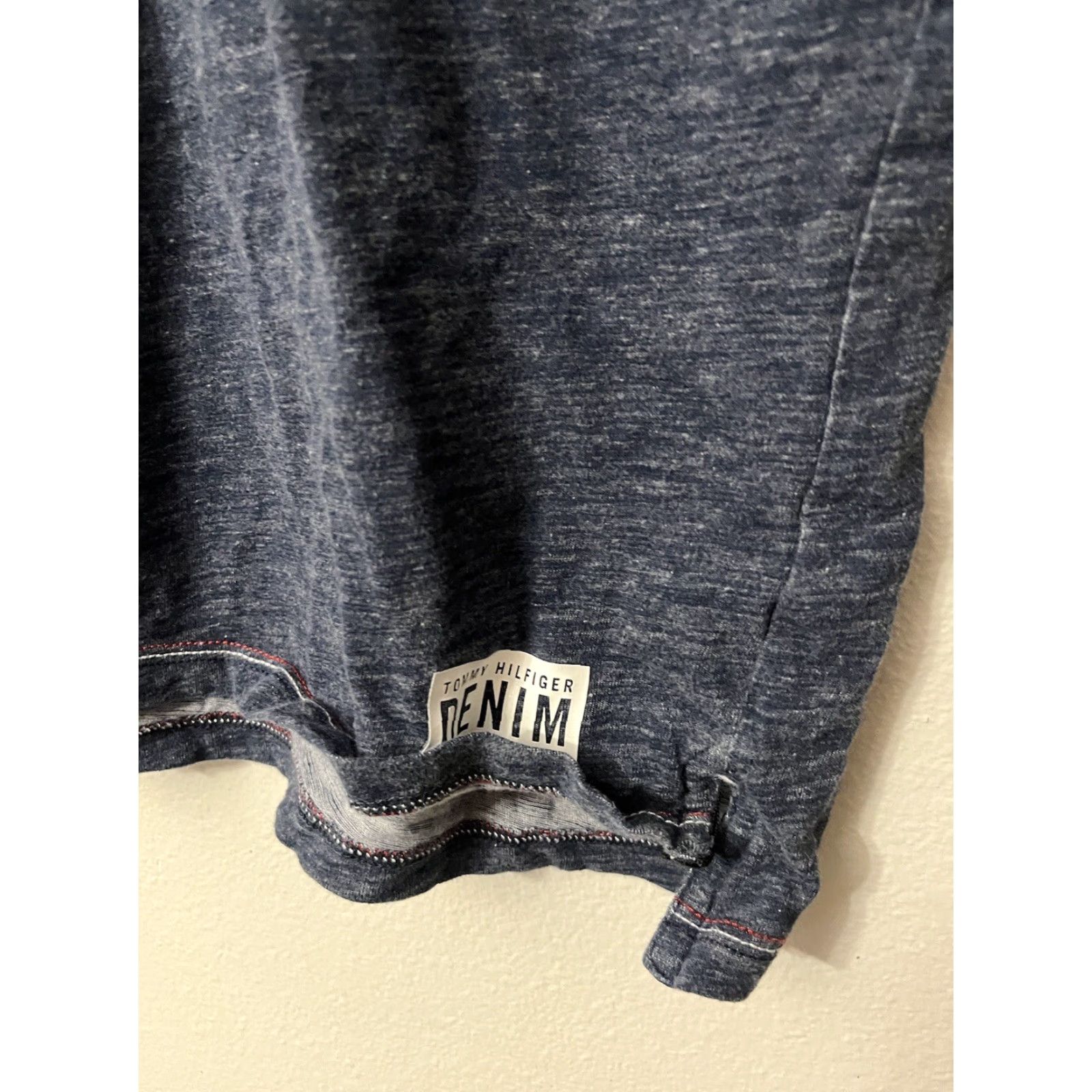 Tommy Hilfiger Vintage Tommy Hilfiger Denim 1/4 zip Short Sleeve Polo Shirt Blue Size M Size US M / EU 48-50 / 2 - 4 Thumbnail