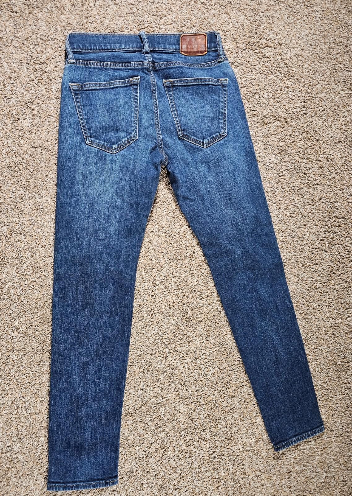 Abercrombie & Fitch Abercrombie & Fitch Felix Super Slim Stretch 28x30(28) Jeans Size US 28 / EU 44 - 5 Thumbnail