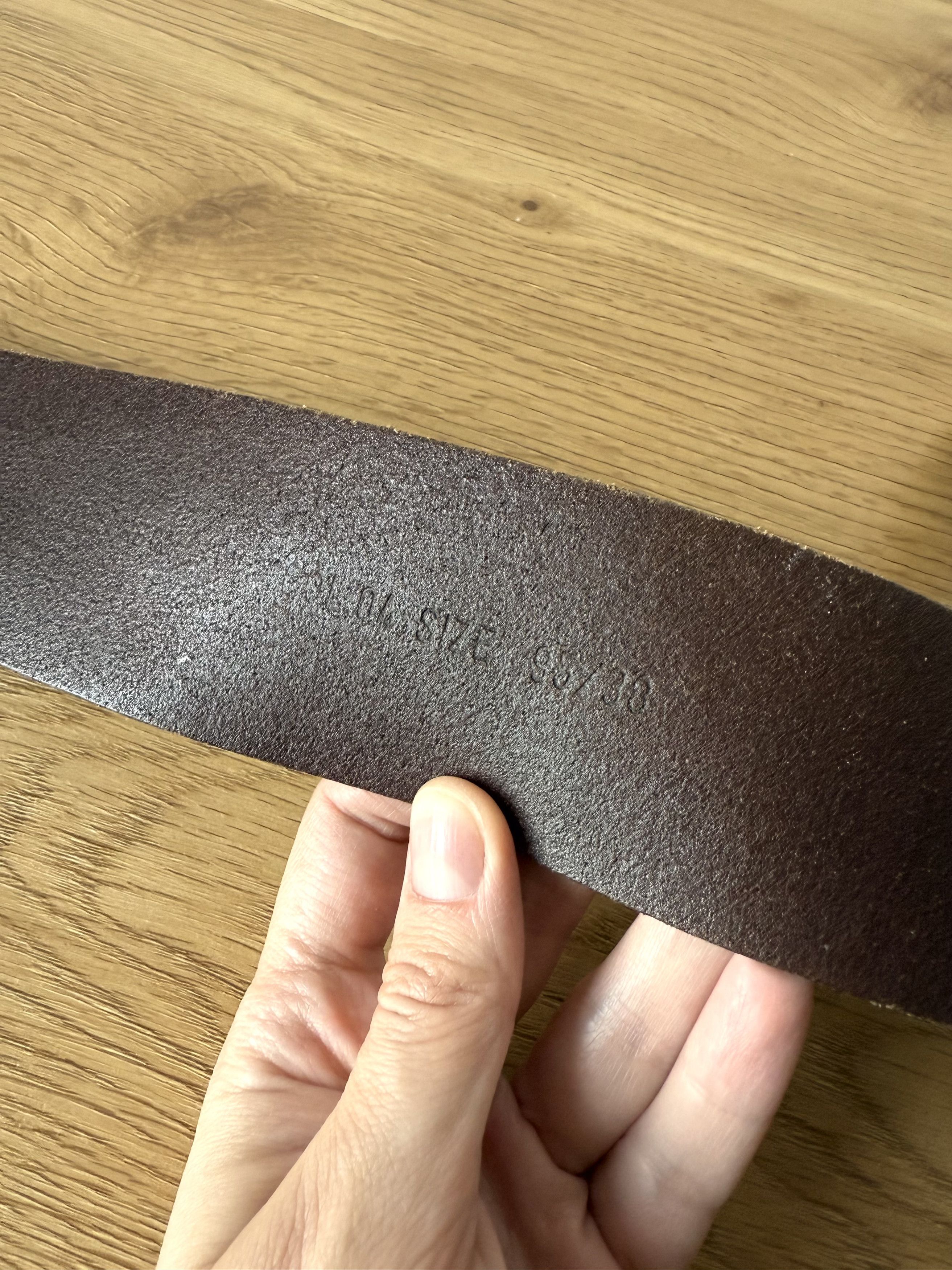 Diesel Vintage Diesel Leather Wide Belt WIth Massive Buckle 95/38 Size ONE SIZE - 4 Thumbnail