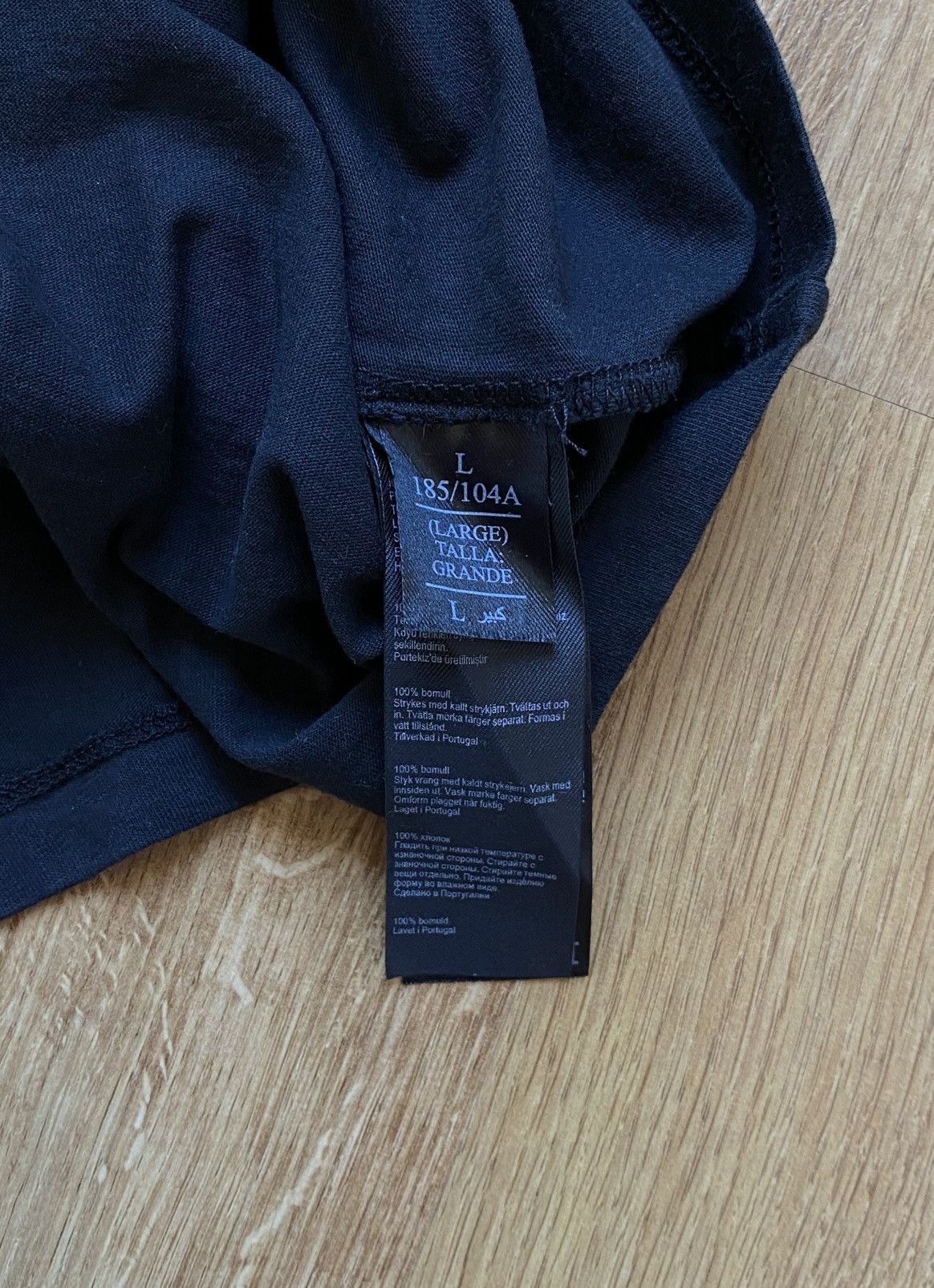 Allsaints AllSaints Black Cotton Graphic Tee L Size US L / EU 52-54 / 3 - 6 Thumbnail