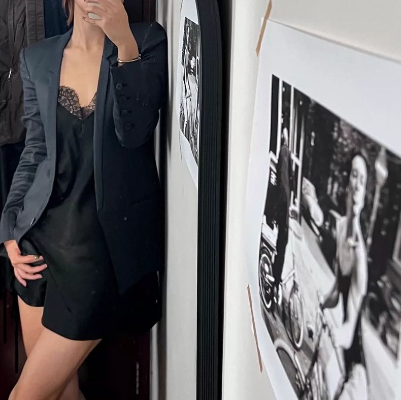 Helmut Lang HELMUT LANG size0 Narrow collar three-dimensional cut coat Size XS / US 0-2 / IT 36-38 - 6 Thumbnail