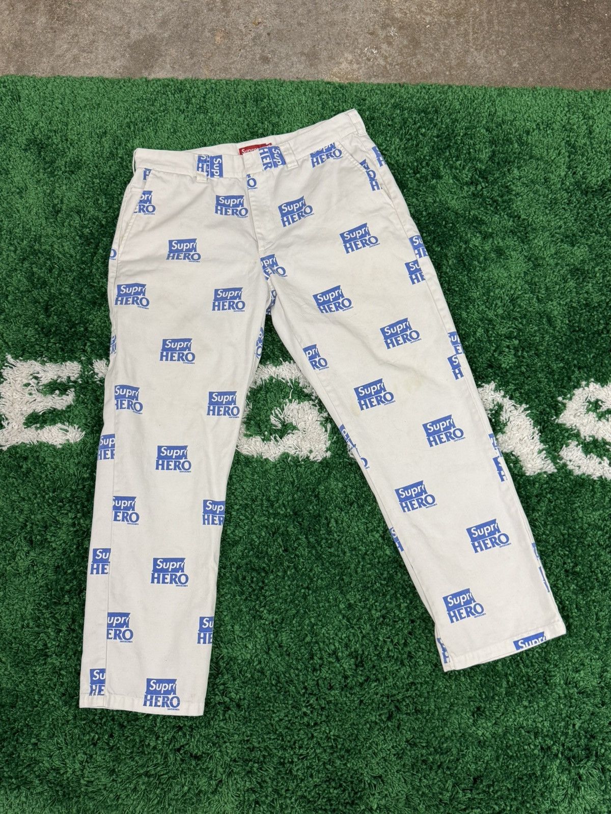 Antihero × Supreme Supreme x Antihero Work Pant White Anti Hero Super SS22 Size US 34 / EU 50 - 1 Thumbnail