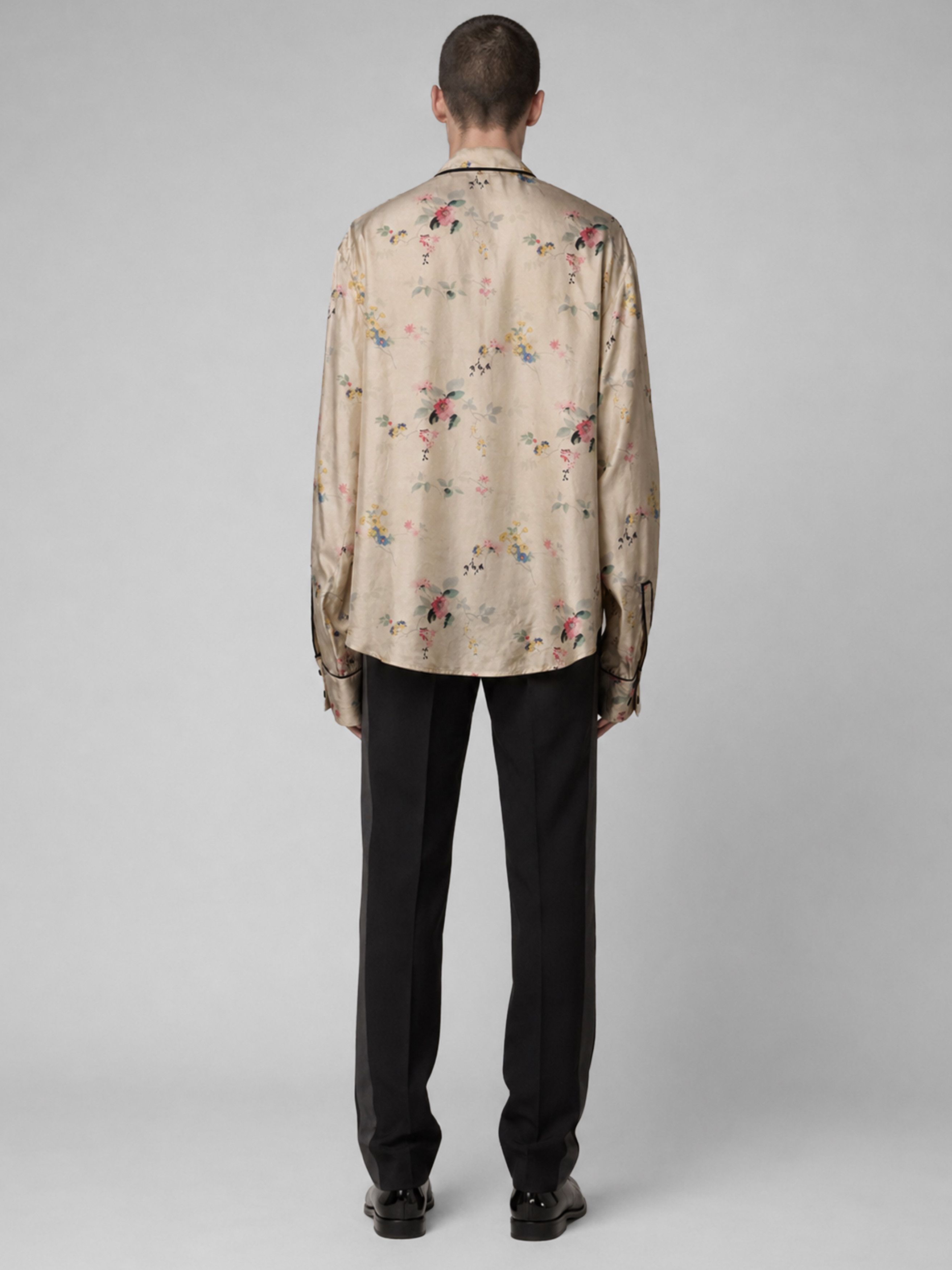 Haider Ackermann Rare Freesia Sand Biais Detail Shirt Size US S / EU 44-46 / 1 - 9 Thumbnail
