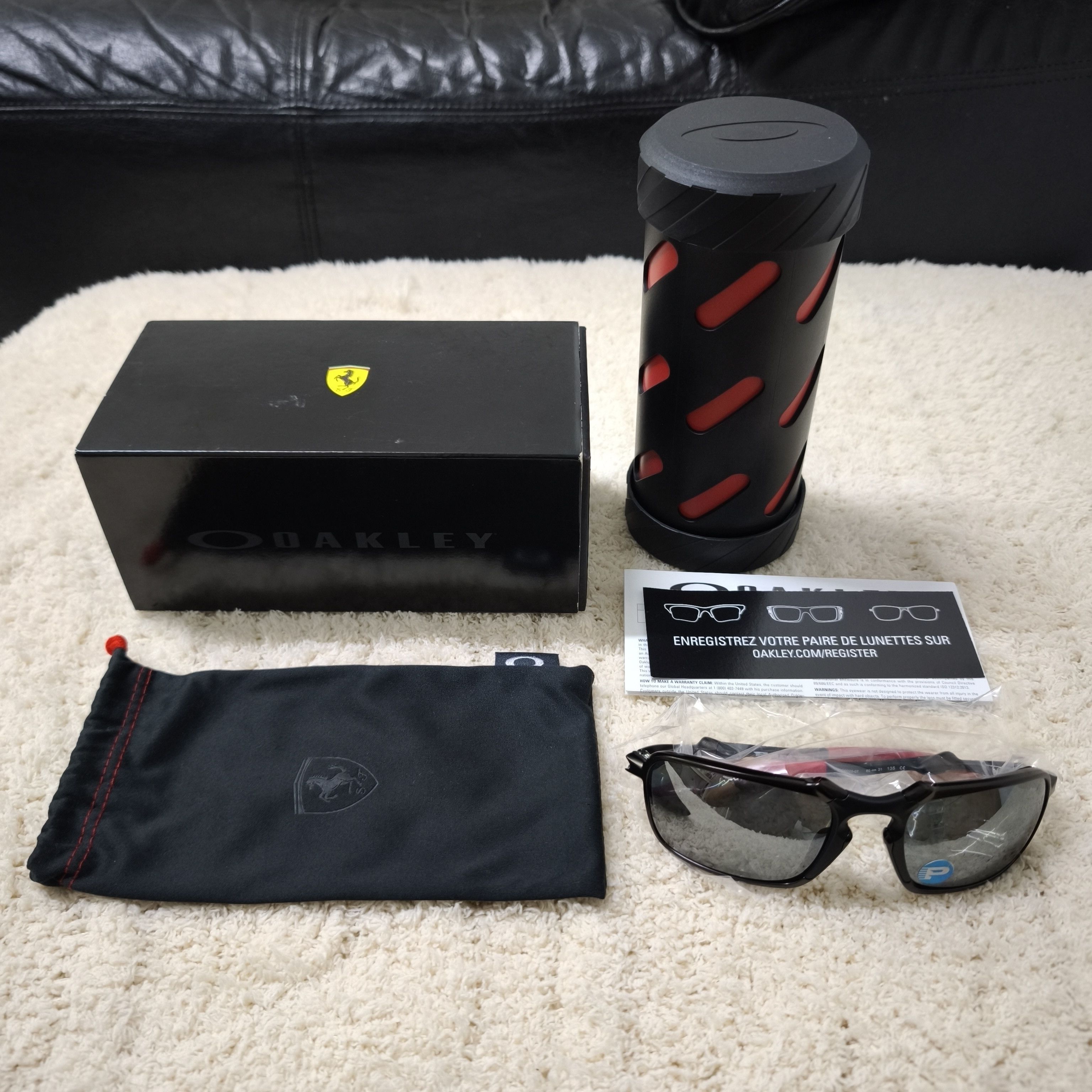 Oakley Oakley Badman Dark Carbon Black Iridium Polarized Size ONE SIZE - 2 Thumbnail