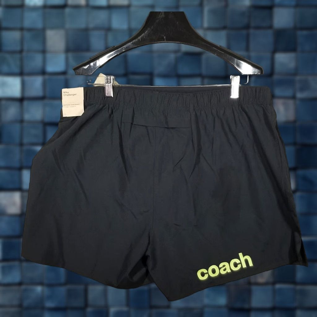 Nike Nike Challenger Coach Running Briefs Shorts 5" XL DV9363-010 Black Mens Size US 36 / EU 52 - 1 Thumbnail