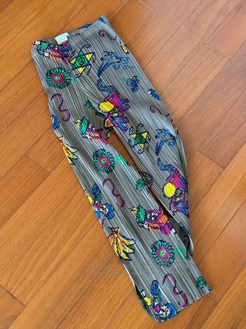 Issey Miyake Issey Miyake Playful Printed Pants Size 25" / US 0 / IT 36 - 3 Thumbnail