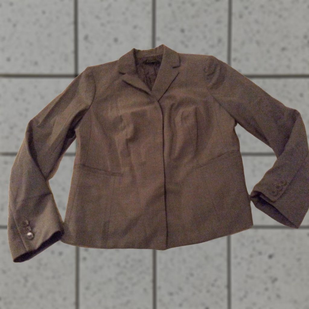 Talbots VINTAGE? (Not specified) - Final: Talbots Blazer Jacket Brown 12 Women Wool Suit Jacket/Blazer Womens Talbots Wool Jacket Blazer 12 Brown Size XL / US 12-14 / IT 48-50 - 1 Thumbnail