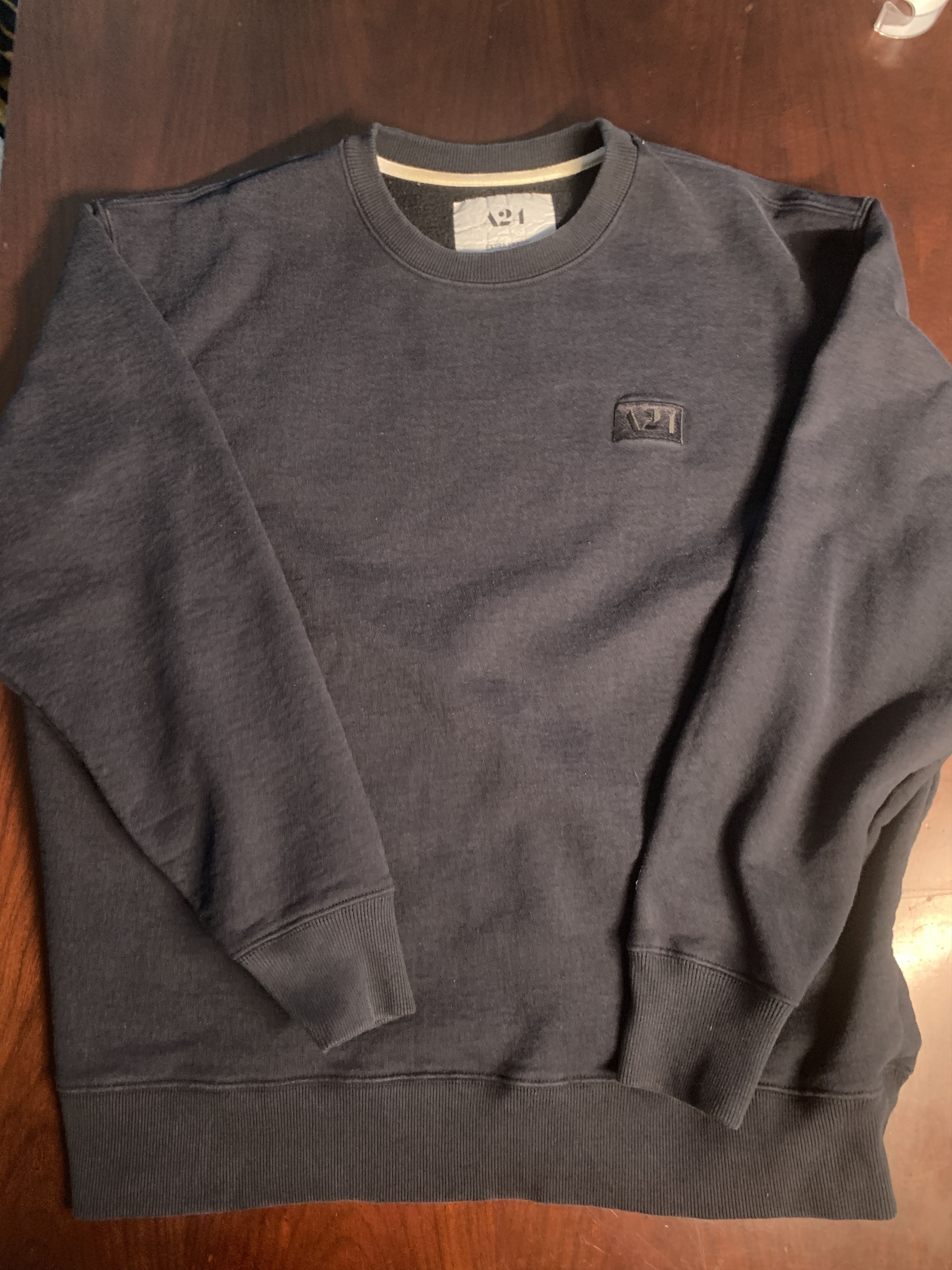 A24 A24 Logo Black Sweat Shirt Sold Out Archived XL Size US XL / EU 56 / 4 - 1 Thumbnail