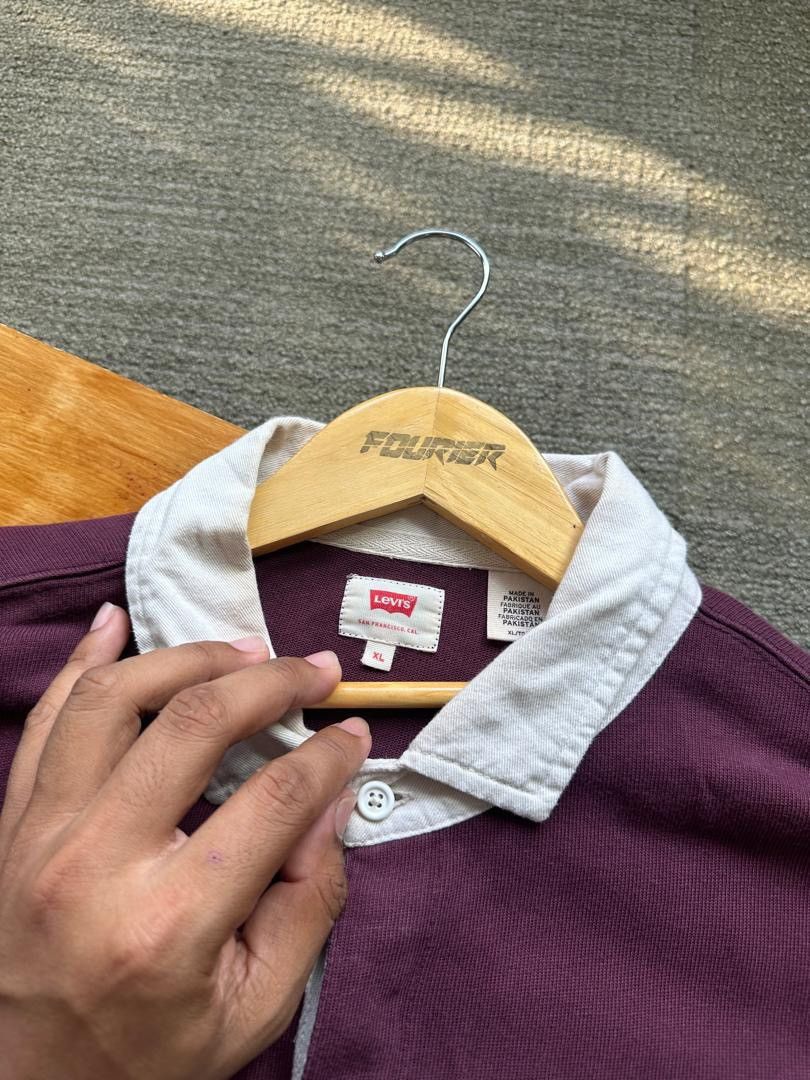 Levi's × Levi's Vintage Clothing × Other LEVIS RUGBY COLLAR Size US XL / EU 56 / 4 - 3 Thumbnail
