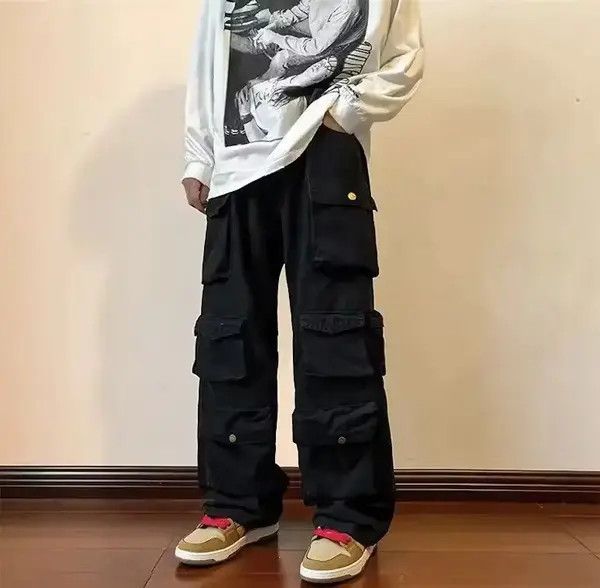 Other Multi-pocket Wide Leg Cargo Pants Size US 30 / EU 46 - 3 Thumbnail