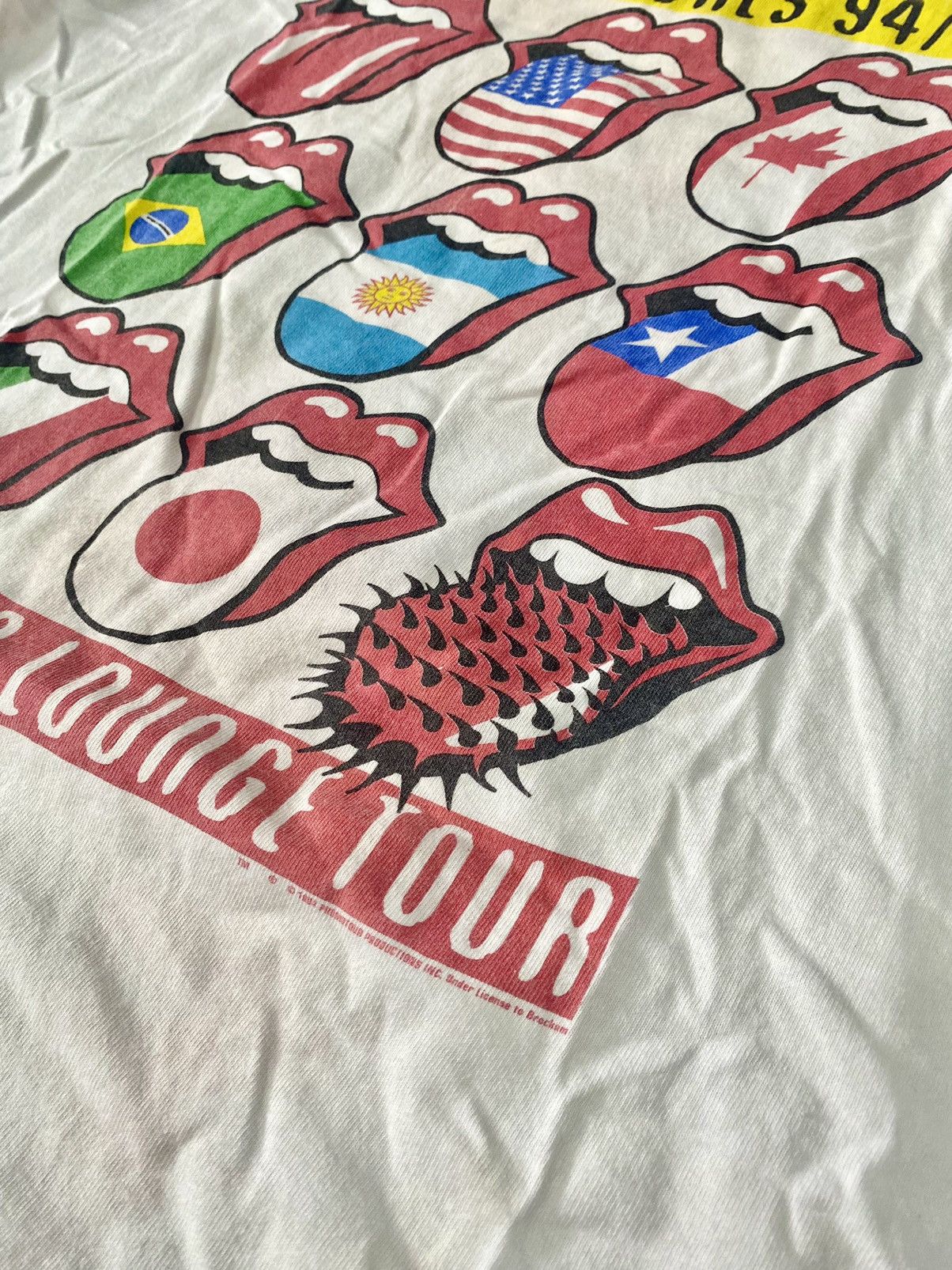 The Rolling Stones Vintage Brockum Rolling Stones Voodoo Lounge tour 90s Size US L / EU 52-54 / 3 - 4 Thumbnail