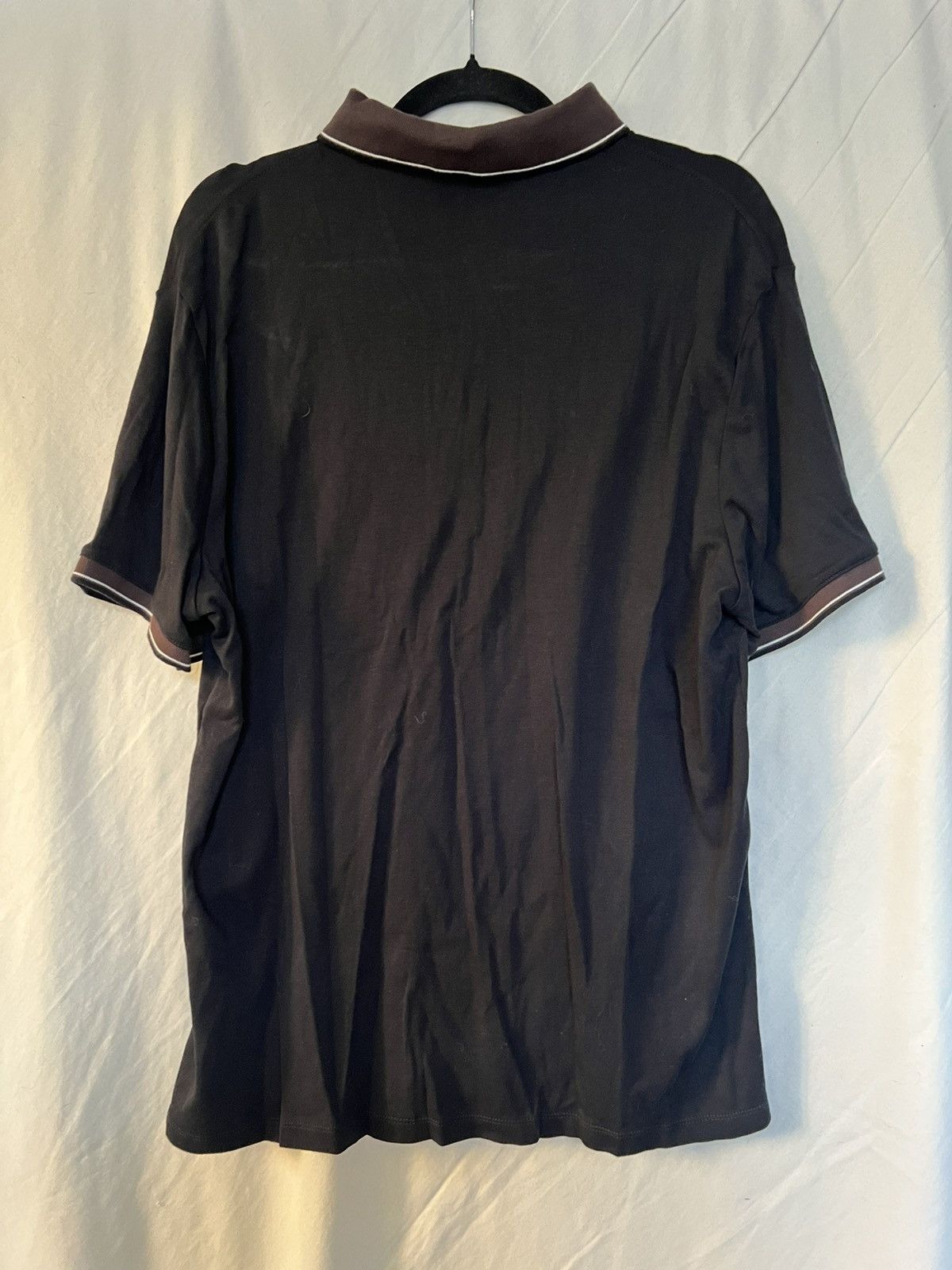Express Express Men Stripe Tipped Collar Polo Size US L / EU 52-54 / 3 - 7 Thumbnail