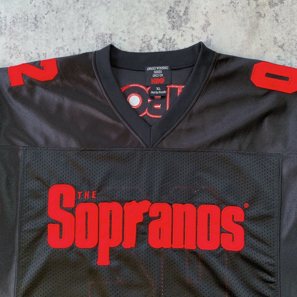 Vintage Vintage HBO The Sopranos TV Show Promo Football Jersey Size US XL / EU 56 / 4 - 1 Thumbnail