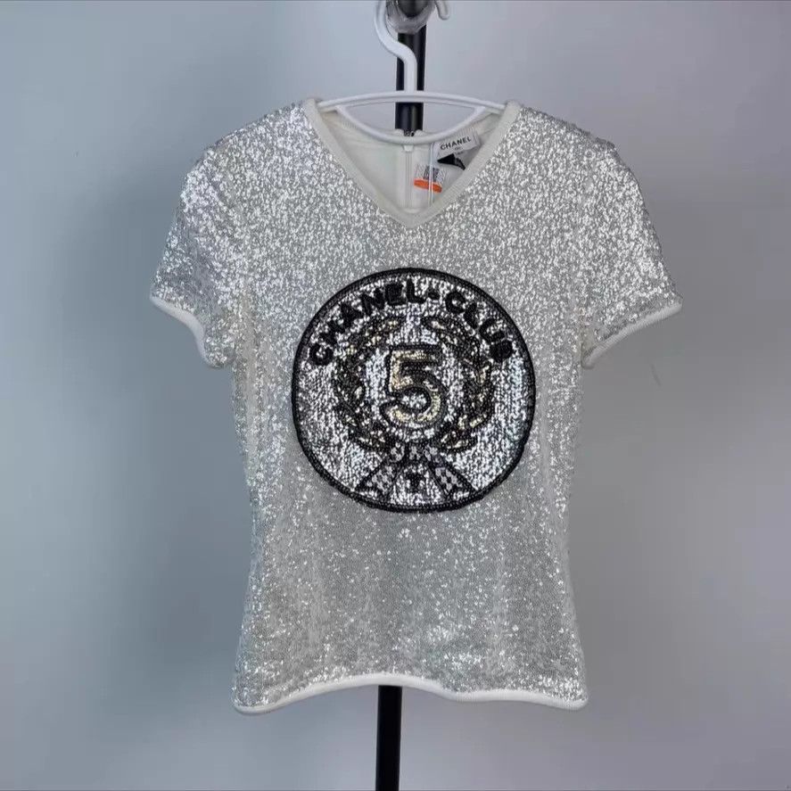Chanel Chanel women's short sleeve t-shirt Size XS / US 0-2 / IT 36-38 - 1 Thumbnail
