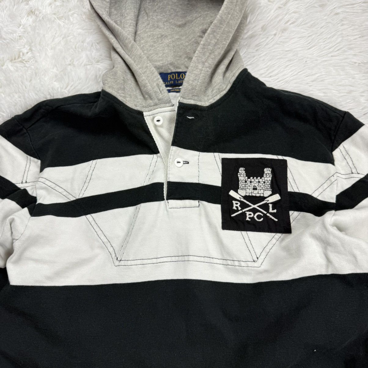 Polo Ralph Lauren Polo Ralph Lauren M Vintage Hoodie Big Logo Streetwear Size US M / EU 48-50 / 2 - 13 Thumbnail