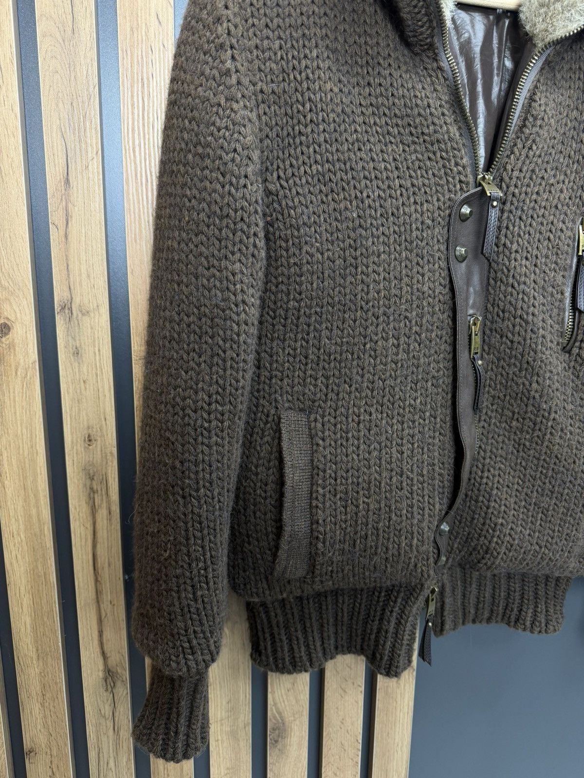 Other Royal Sunday Alpaca Wool Knit Jacket Brown Size 48 Size US M / EU 48-50 / 2 - 5 Thumbnail