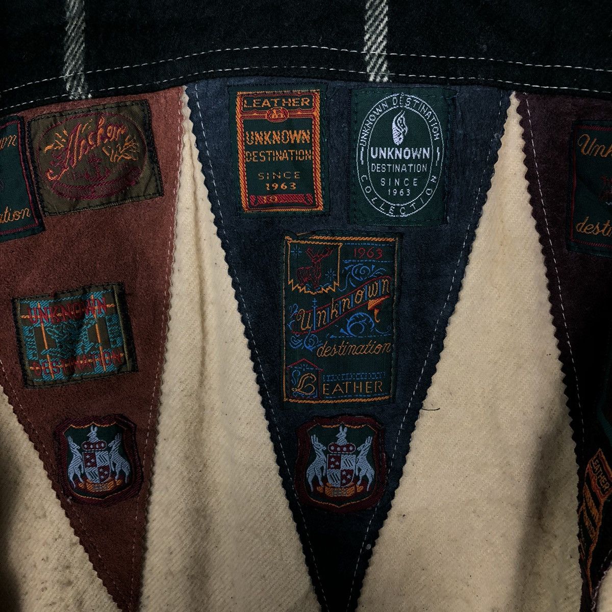 Genuine Leather 🔥Vintage Genuine Leather Jacket Unknown Destination Japan Size US S / EU 44-46 / 1 - 17 Thumbnail