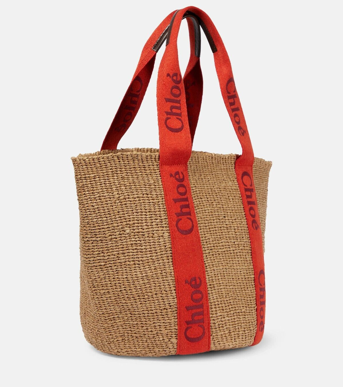 Chloe o1loc1c10226 Size: OS / Woody Basket Bag in Tawny Orange Size ONE SIZE - 4 Thumbnail
