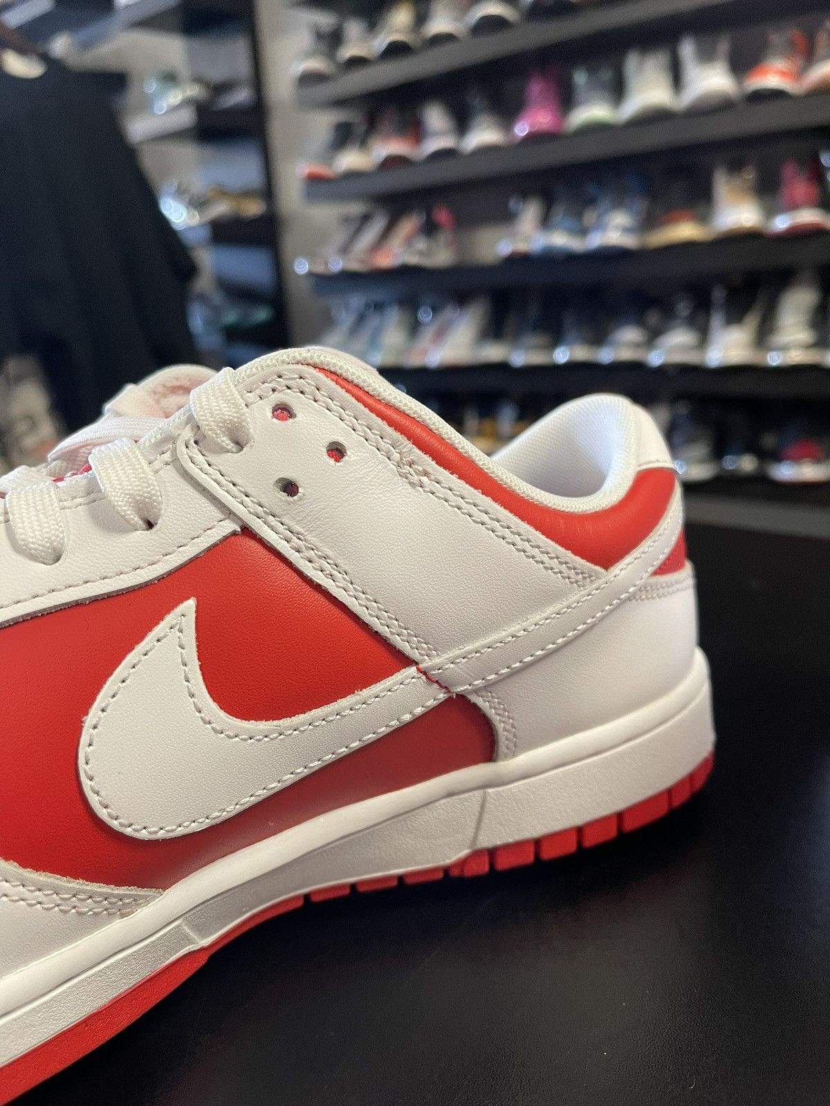 Nike Size 12 - Nike Dunk Low Championship Red Size US 12 / EU 45 - 7 Thumbnail